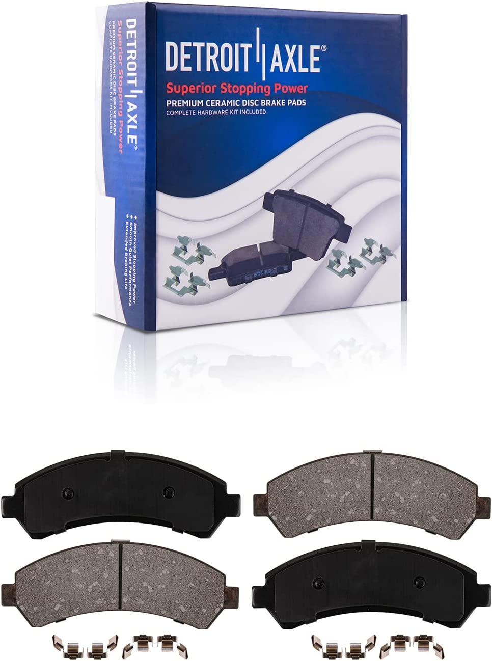 Detroit Axle - Front Drilled Rotors Brake Pads Wheel Hubs for Sonoma S10 Blazer — image 6