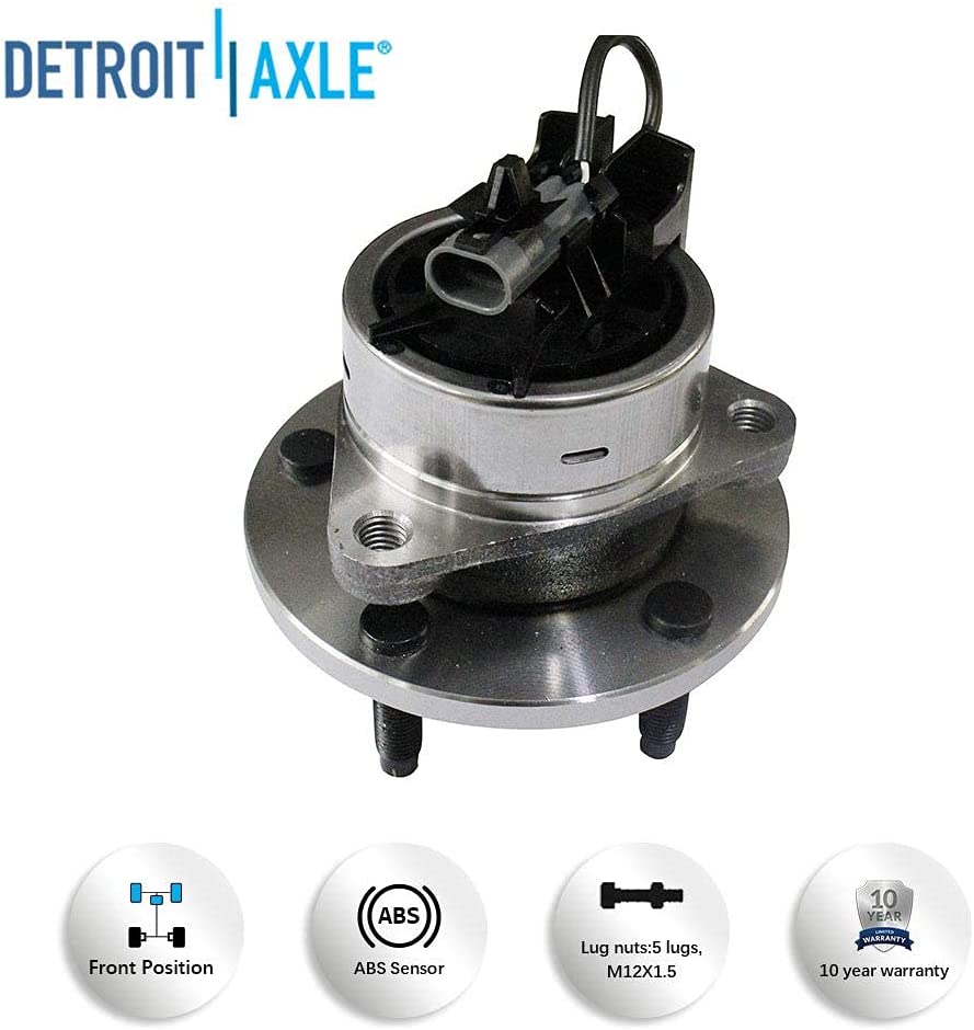 Detroit Axle - Front Disc Rotors Brake Pads Wheel Hubs for 2008-2011 Chevy HHR — image 8