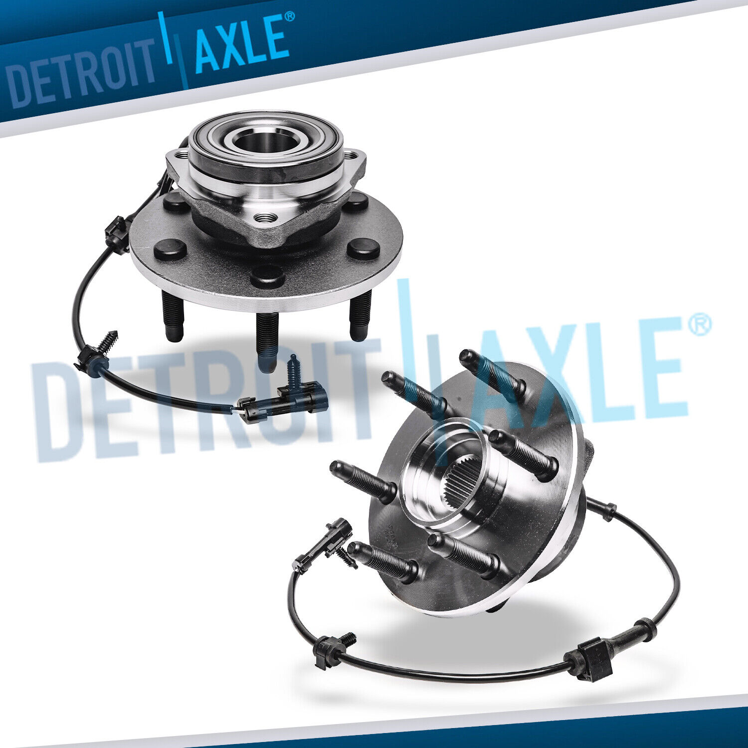Detroit Axle - 4WD Front Disc Rotors Brake Pads for Chevy Silverado Express 1500 — image 6