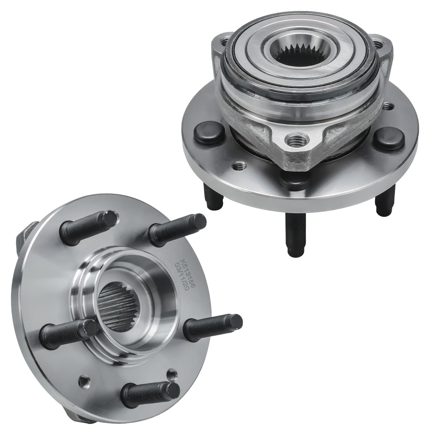 Detroit Axle - Front Wheel Hubs Tie Rods Sway Bars for 1999-2003 Ford Windstar — image 4