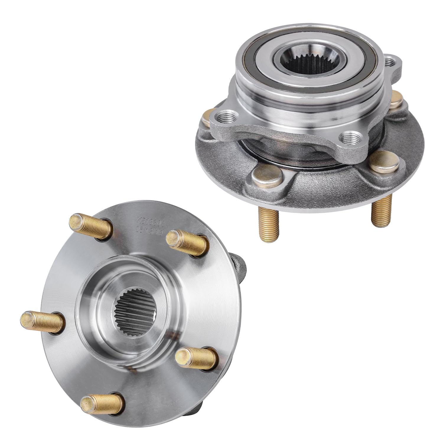 Detroit Axle - AWD Front Wheel Hubs Tie Rods Kit for 2009-2015 Mitsubishi Lancer — image 4