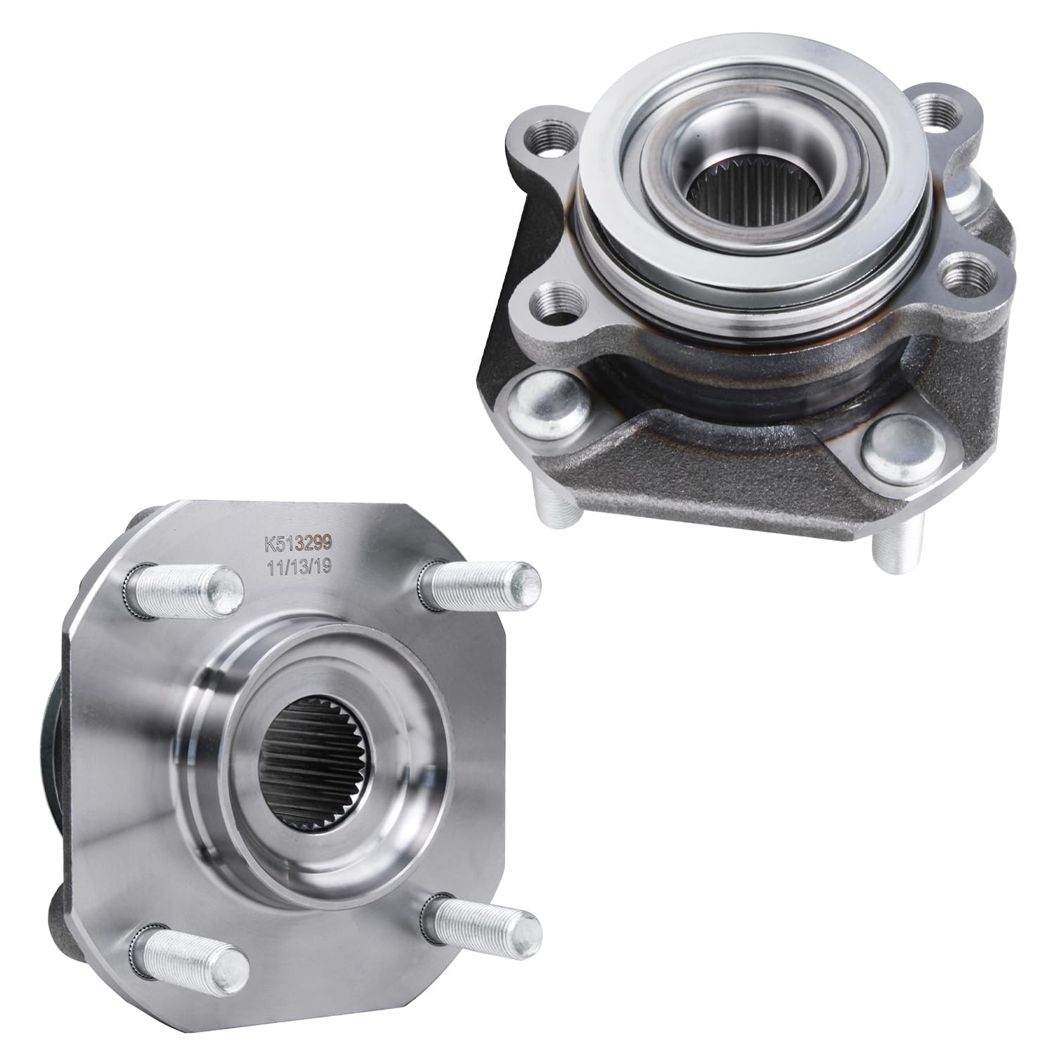 Detroit Axle - Front Wheel Hubs Tie Rods Kit for 2007 2008-2012 Nissan Sentra — image 4