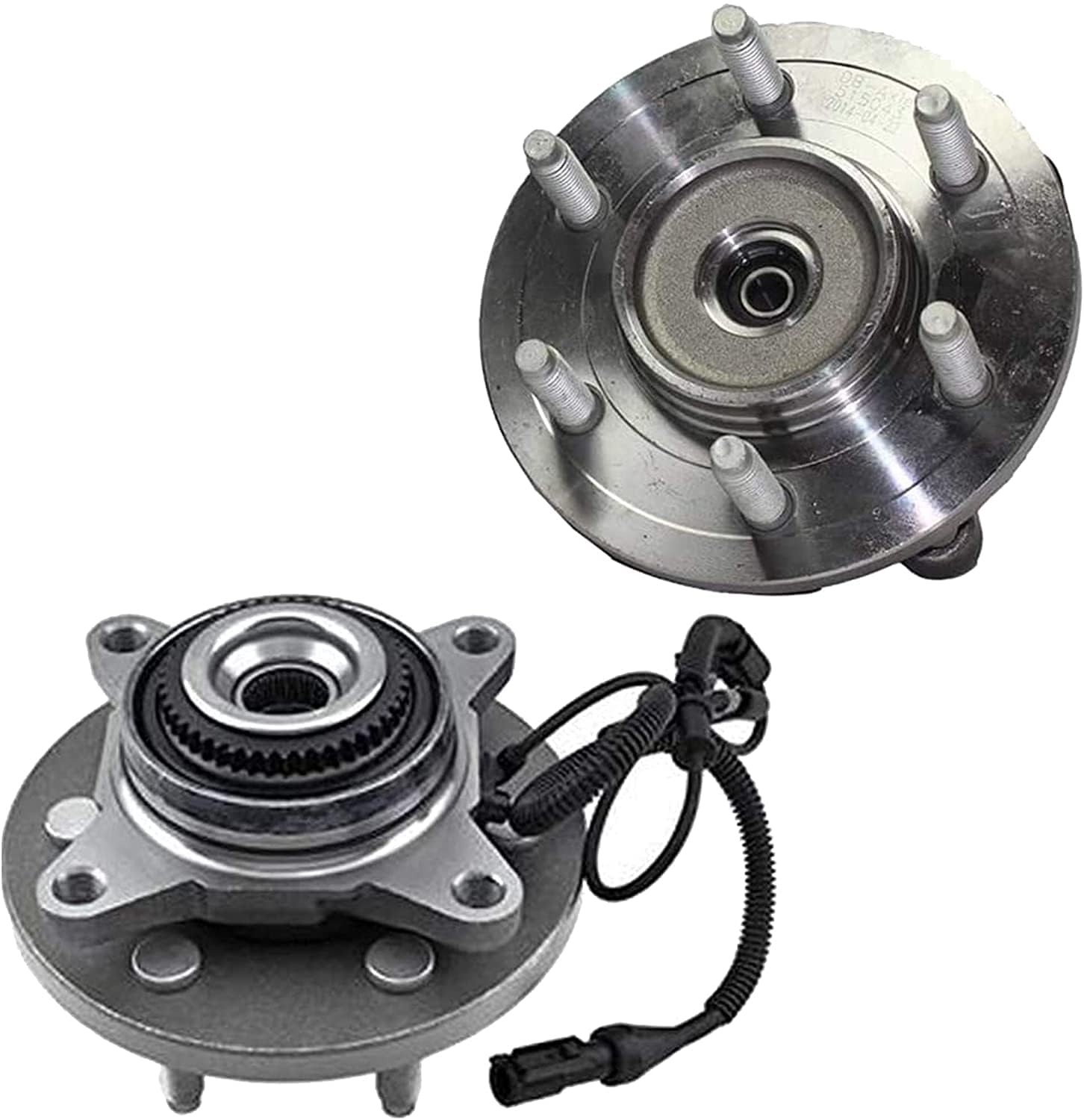 Detroit Axle - 4WD Front Wheel Hub Bearings Tie Rods for 2009-2010 Ford F-150 — image 4