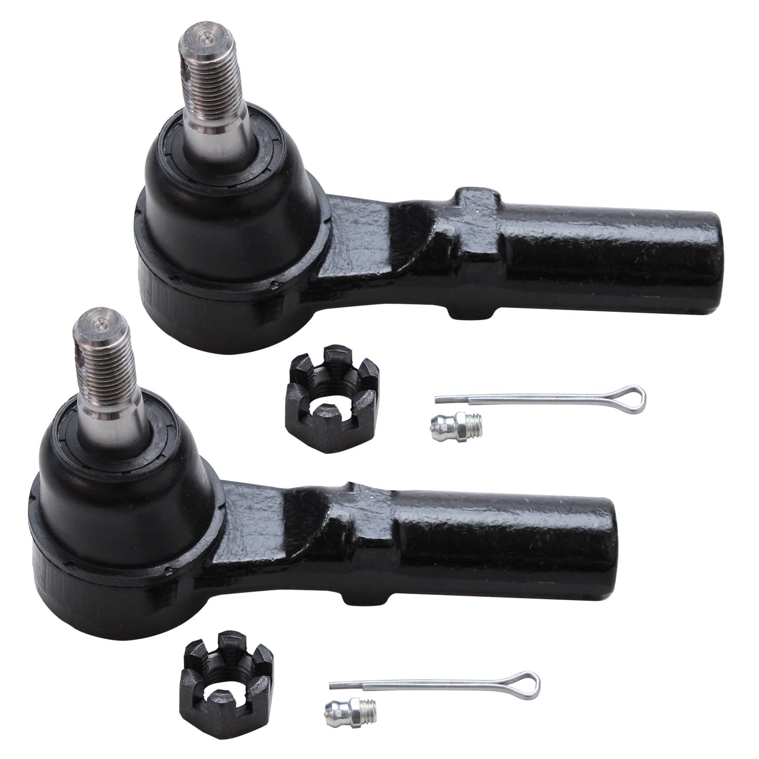 Detroit Axle - Front Wheel Hubs Outer Tie Rods Kit for 2006-2009 Dodge Durango — image 7