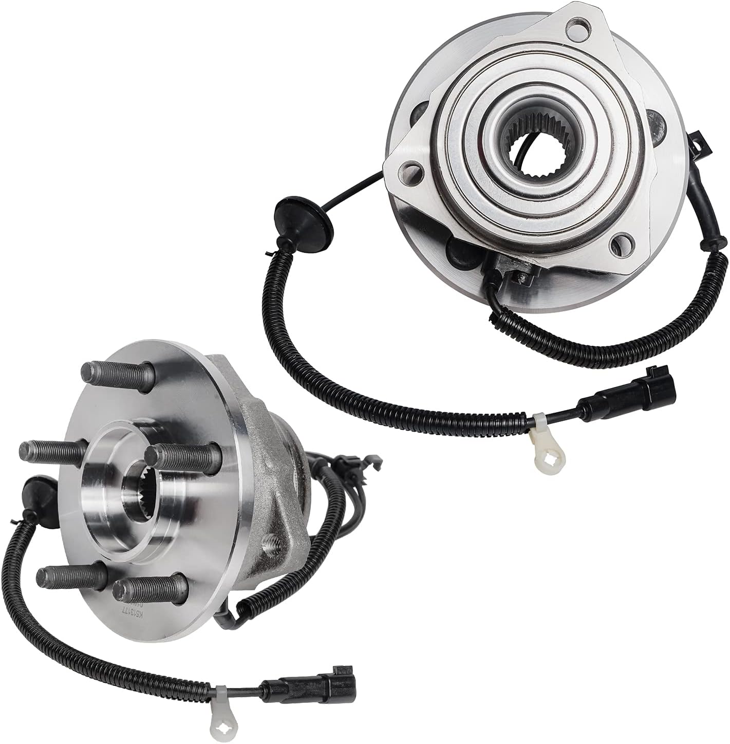 Detroit Axle - Front Wheel Hub Bearings Tie Rods Kit for 2002-2004 Jeep Liberty — image 4
