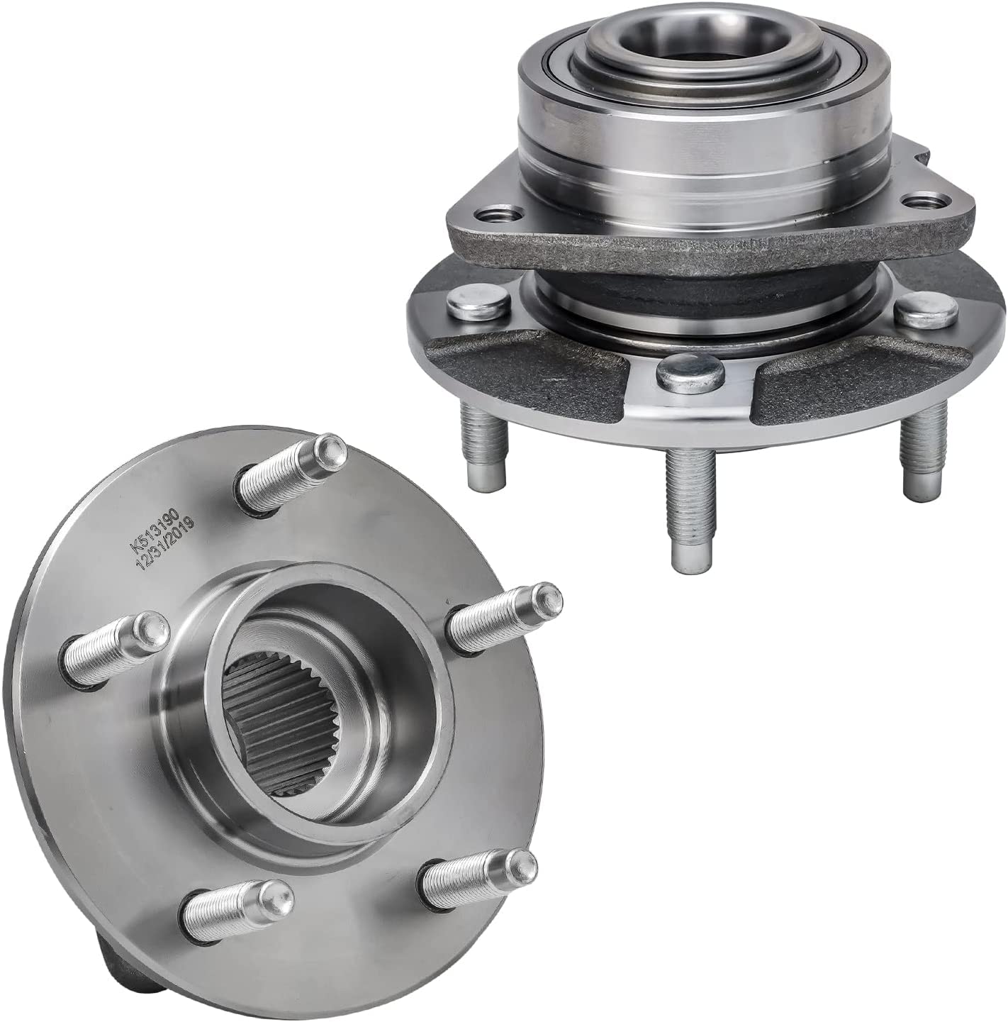 Detroit Axle - Front Wheel Hub Bearings Outer Tie Rods Kit for Chevy Equinox — image 4
