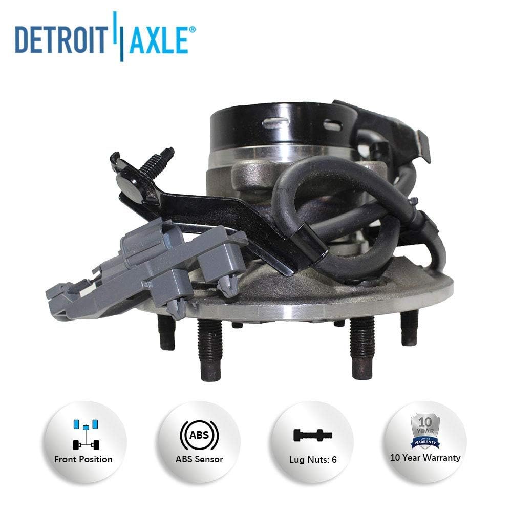 Detroit Axle - 2WD Front Wheel Hubs Ball Joints for Chevy Colorado GMC Canyon — image 11