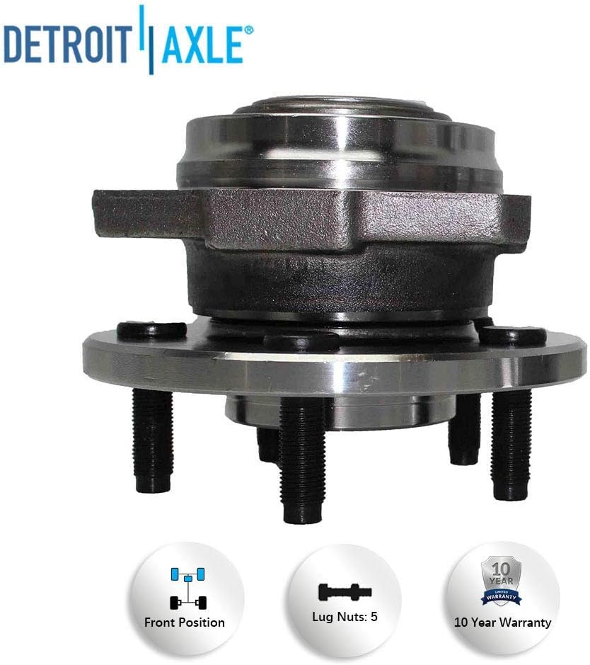 Detroit Axle - Front Wheel Hubs Lower Ball Joints Kit for 2002-2004 Jeep Liberty — image 9