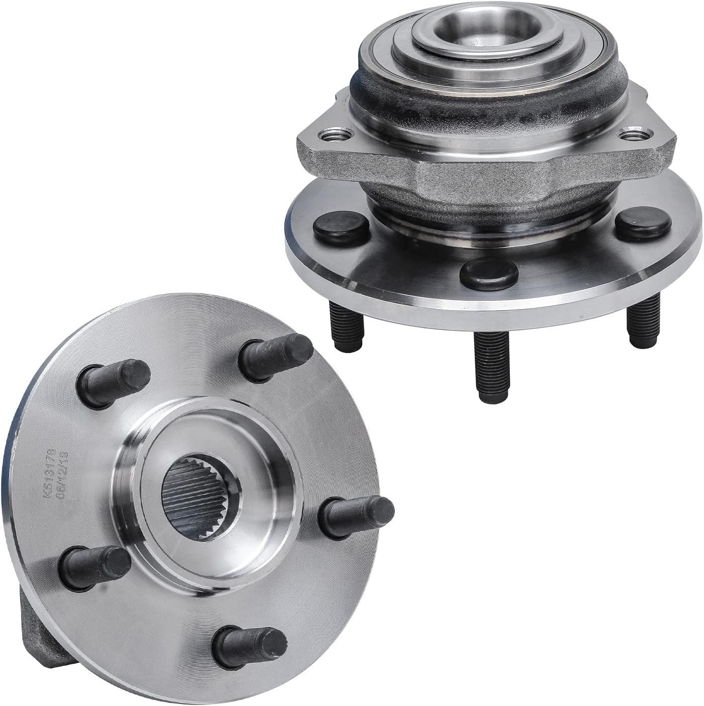 Detroit Axle - Front Wheel Hubs Lower Ball Joints Kit for 2002-2004 Jeep Liberty — image 4