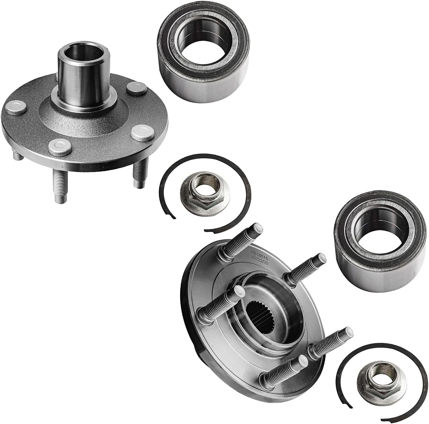 Detroit Axle - Front Wheel Hubs Tie Rods for 2005-09 Ford Escape Mazda Tribute — image 4