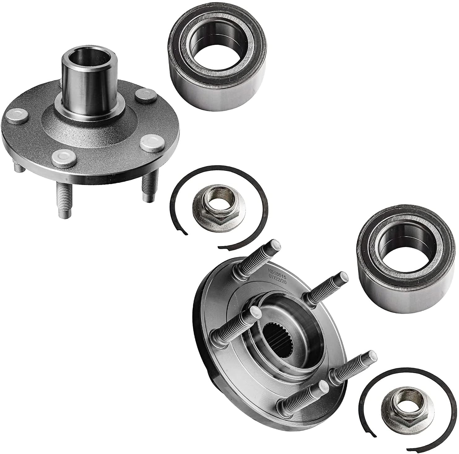 Detroit Axle - Front Wheel Hubs Tie Rods for 2005-09 Ford Escape Mazda Tribute — image 4