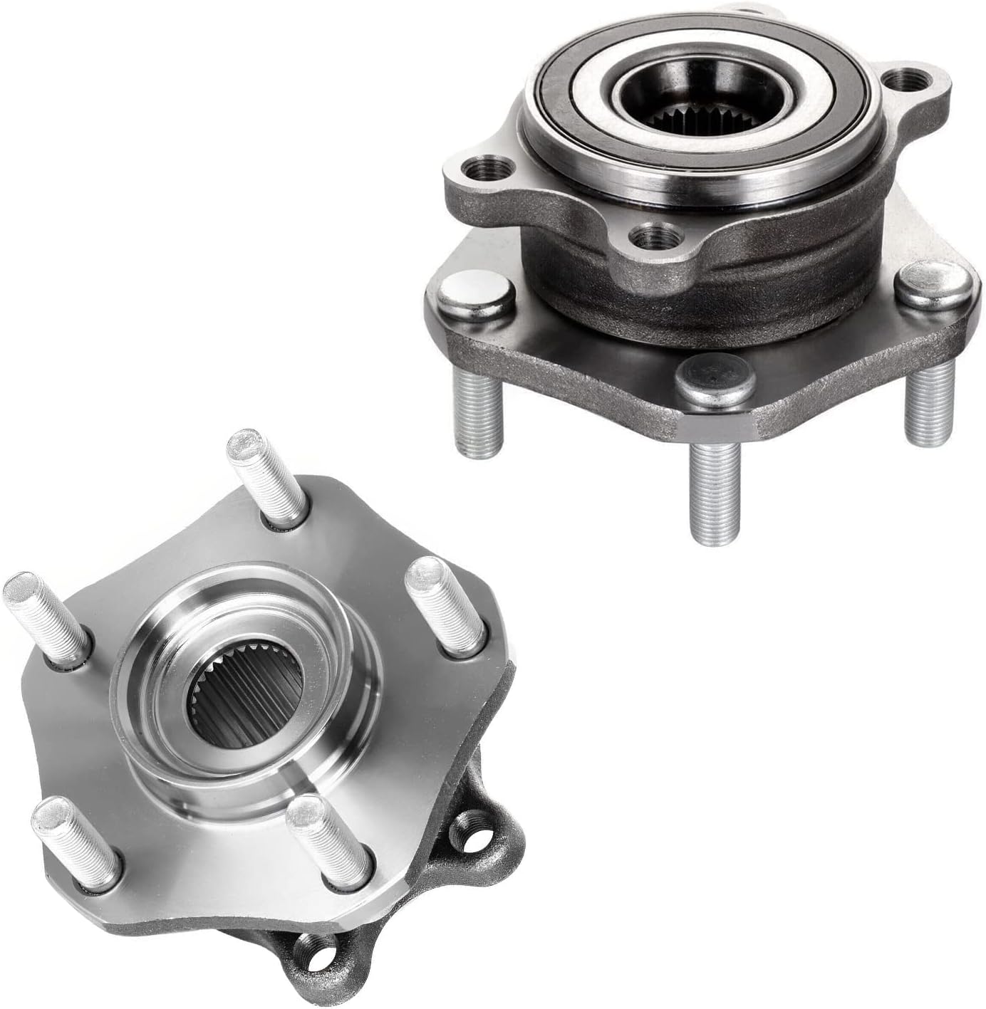 Detroit Axle - Front Wheel Hubs Outer Tie Rods Sway Bars for 14-18 Nissan Rogue — image 4