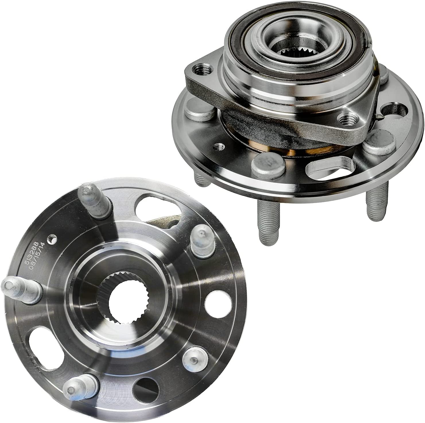 Detroit Axle - Front Wheel Hubs Tie Rods Sway Bars for 2013-2015 Chevy Malibu — image 4