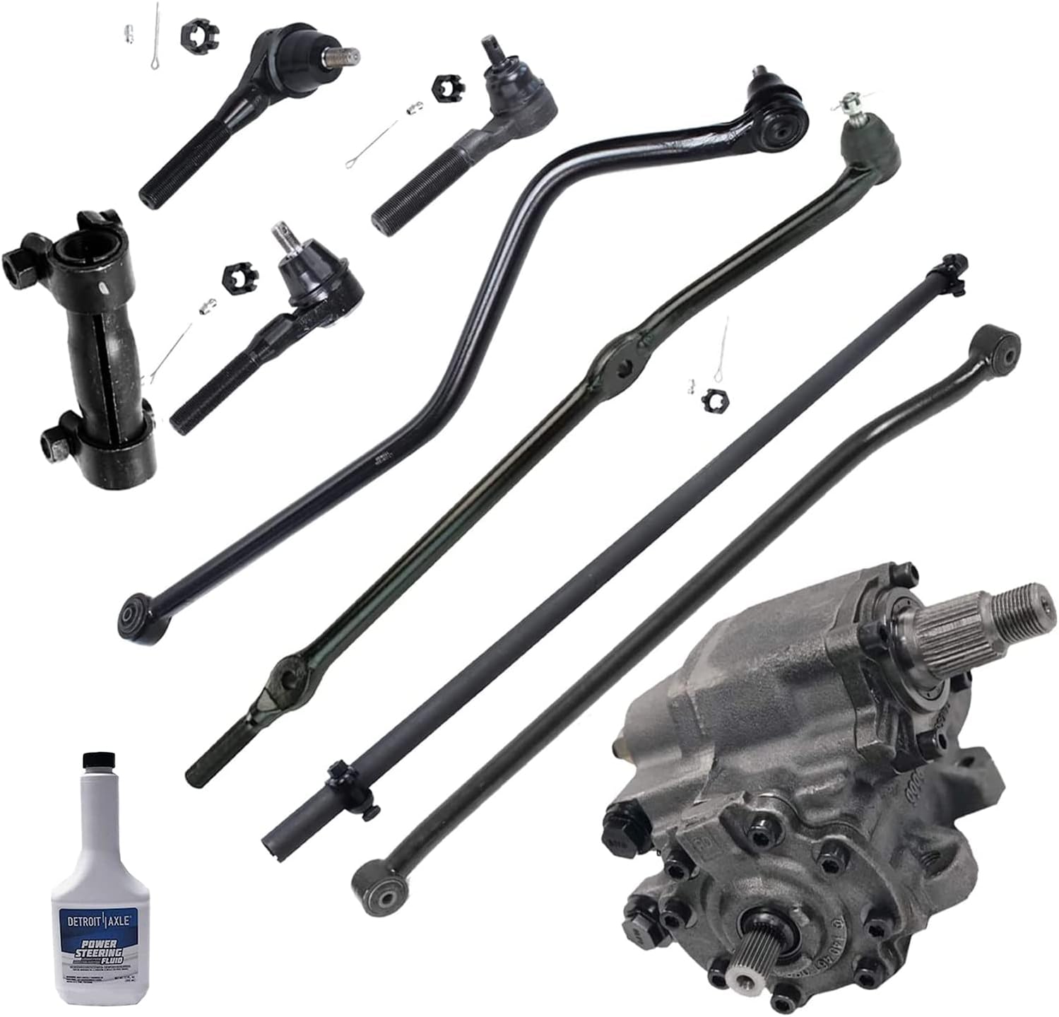 thumbnail image 2 of Detroit Axle 10pc Front Suspension Kit – Ball Joints & Tie Rods For Honda Accord, Acura TL/CL 2 of 6