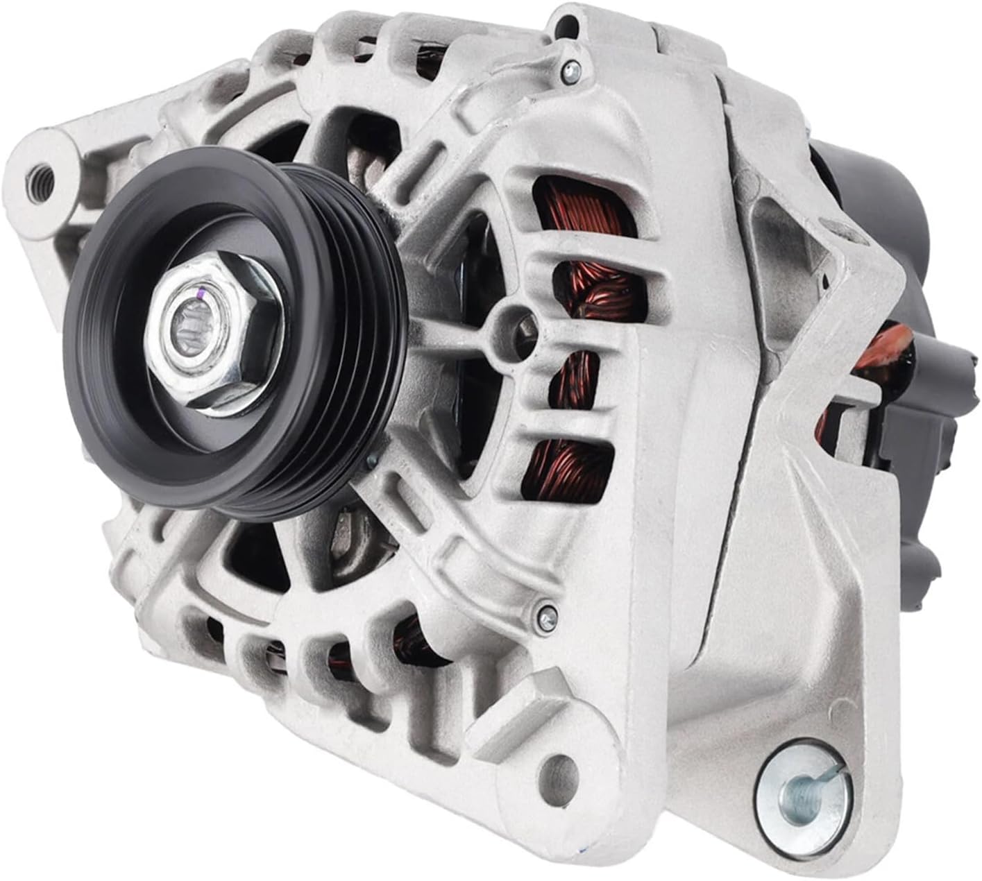 Detroit Axle - 90A 14V 4-Groove Pulley Alternator for Elantra Soul Spectra5