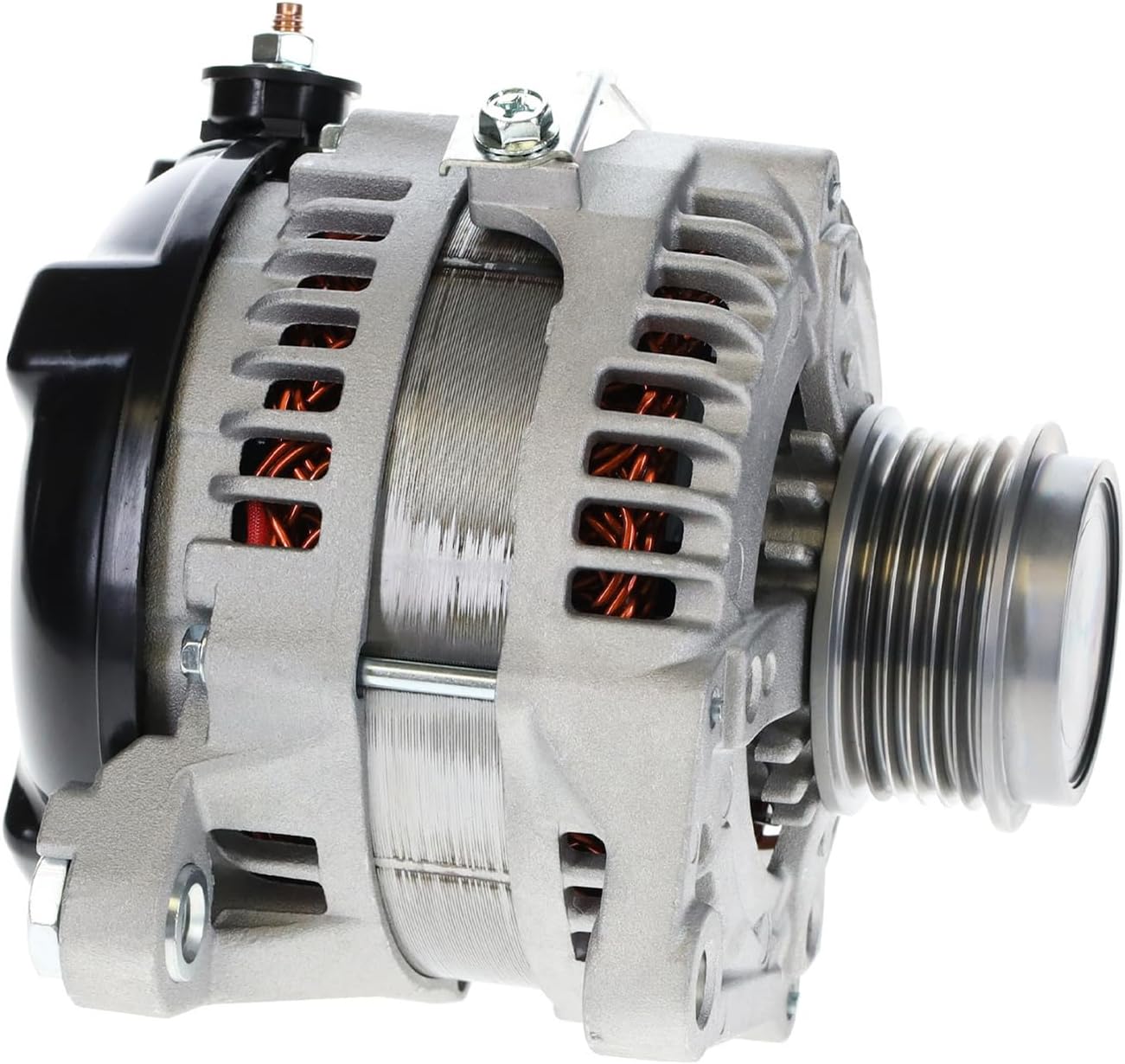 Detroit Axle - 130A 12V 6-Groove Clutch Pulley Alternator for Highlander Venza — image 4