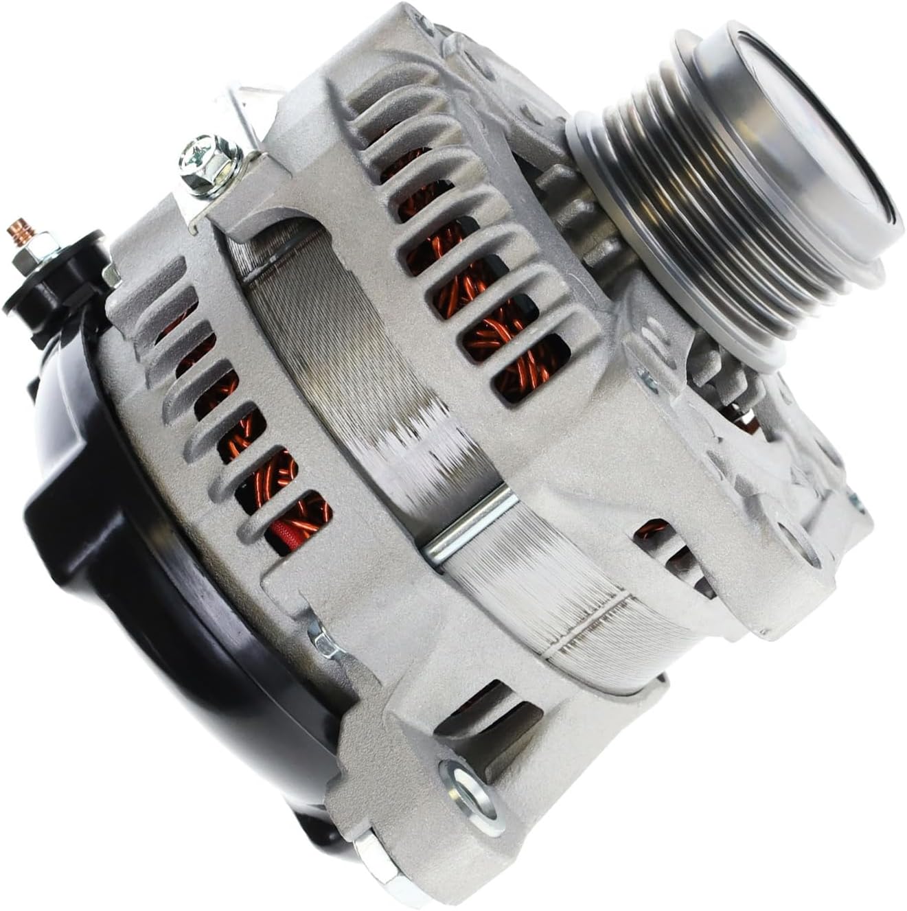Detroit Axle - 130A 12V 6-Groove Clutch Pulley Alternator for Highlander Venza — image 6