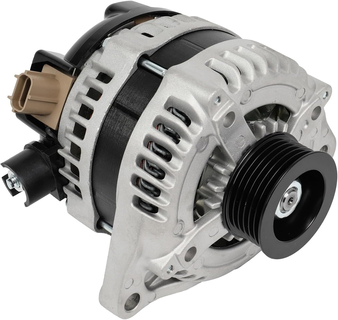 Detroit Axle - 150A 12V 6-Groove Pulley Alternator for 2011-2014 Ford Mustang — image 5