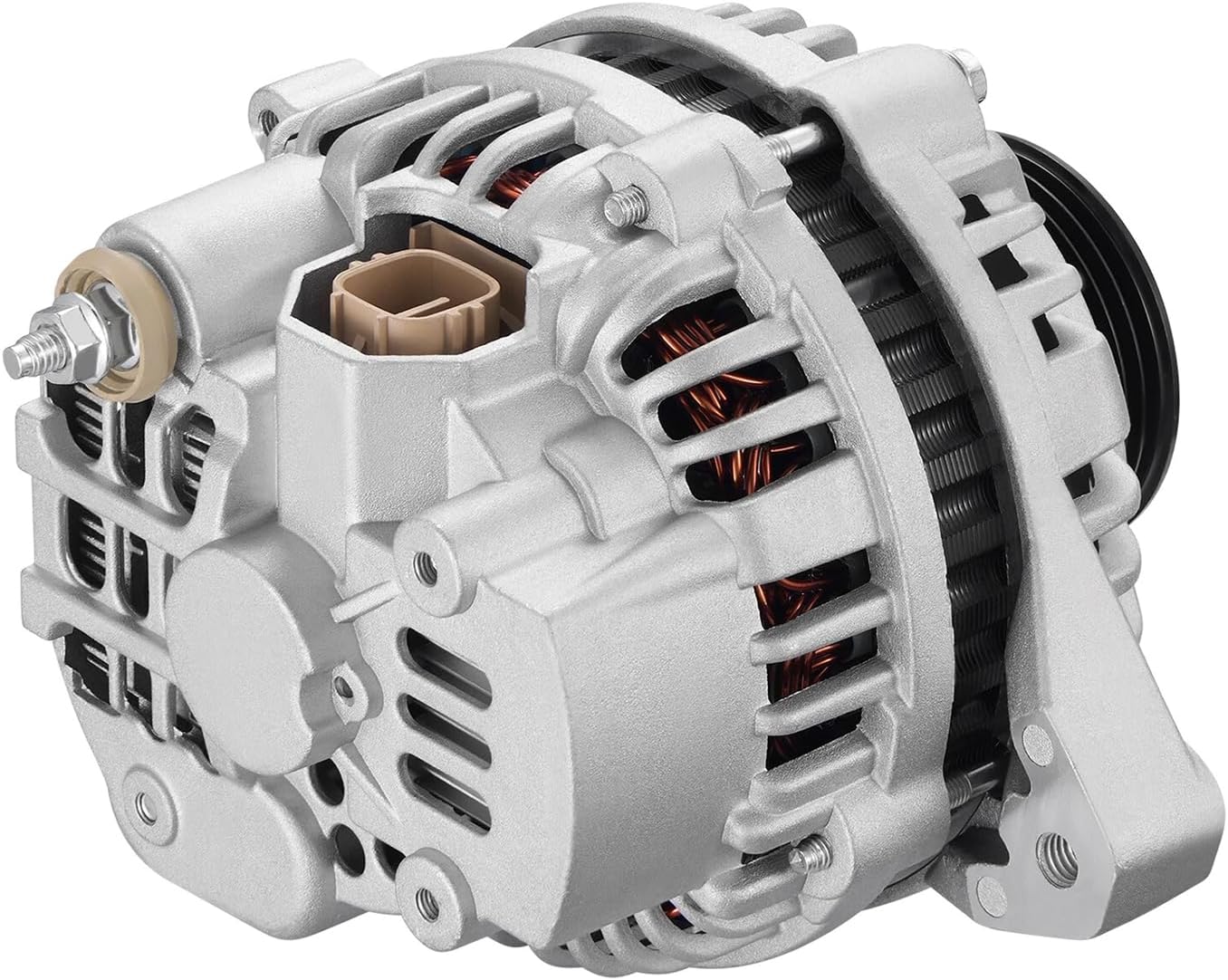Detroit Axle - 70A 12V Alternator with 6-Groove Pulley for Honda Civic Acura EL — image 5
