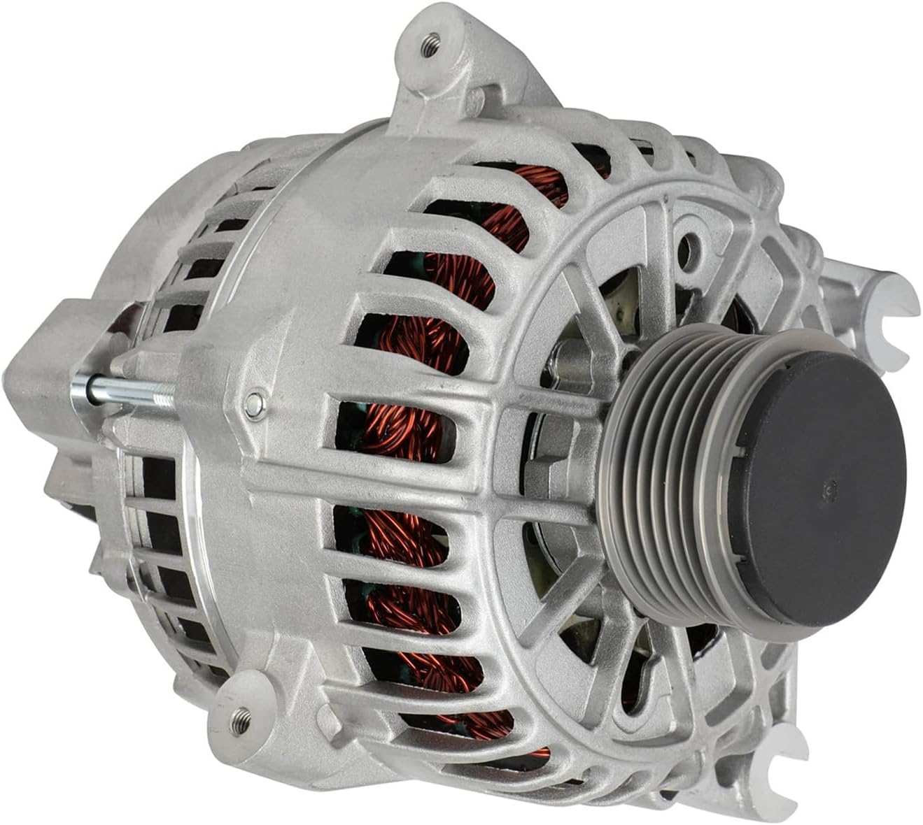 Detroit Axle - 135A 12V 6-Groove Clutch Pulley Alternator for 05-08 Ford Mustang — image 5