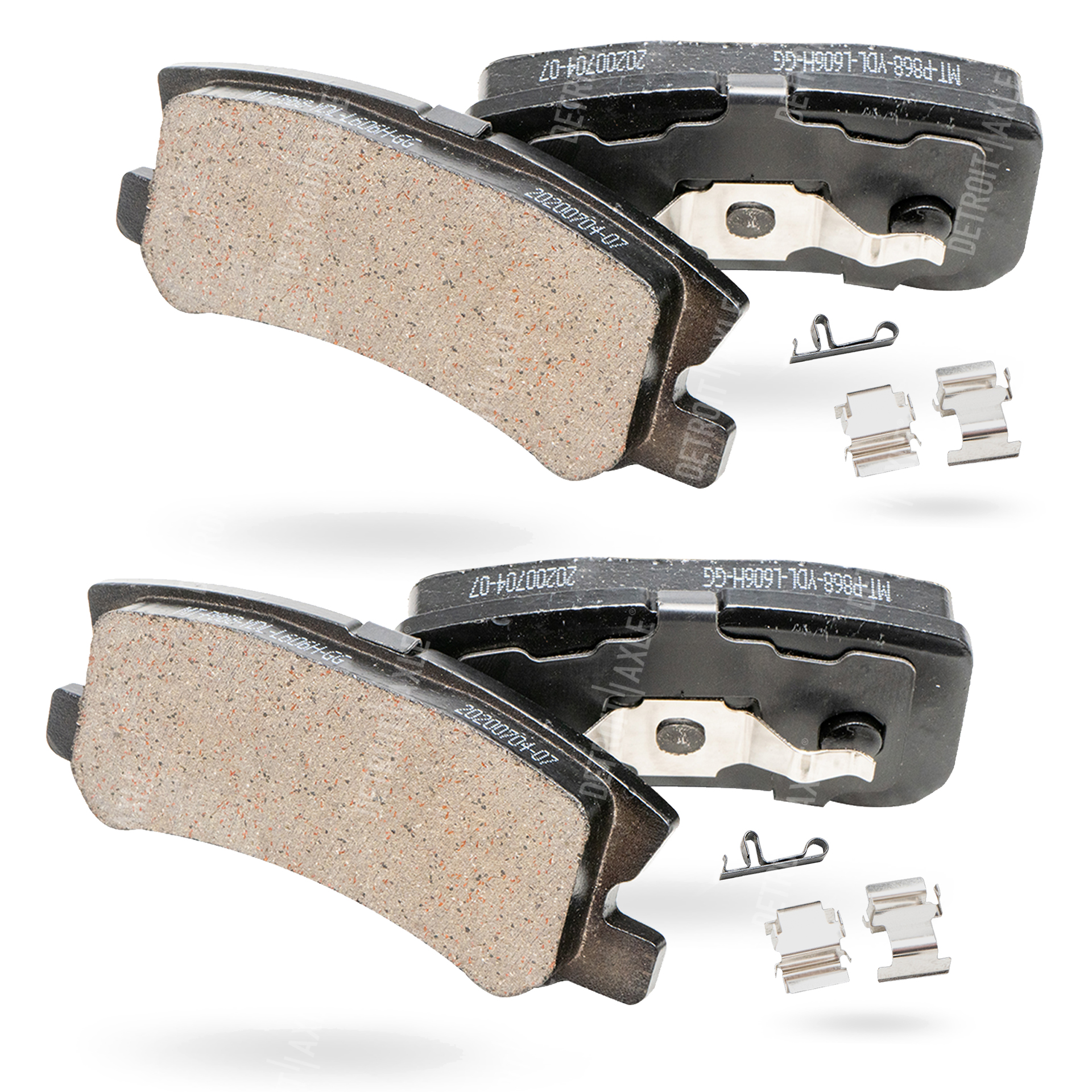 Detroit Axle - FRONT REAR Rotor Brake Pad for Avenger Patriot Compass 200 Lancer — image 7