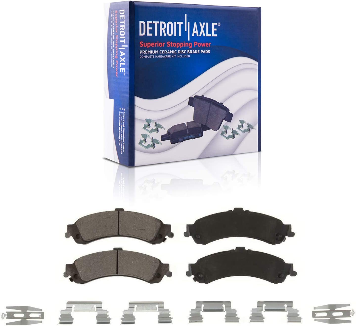 Detroit Axle - FRONT REAR DRILLED Brake Kit for GMC Sierra Silverado 1500 Tahoe — image 6