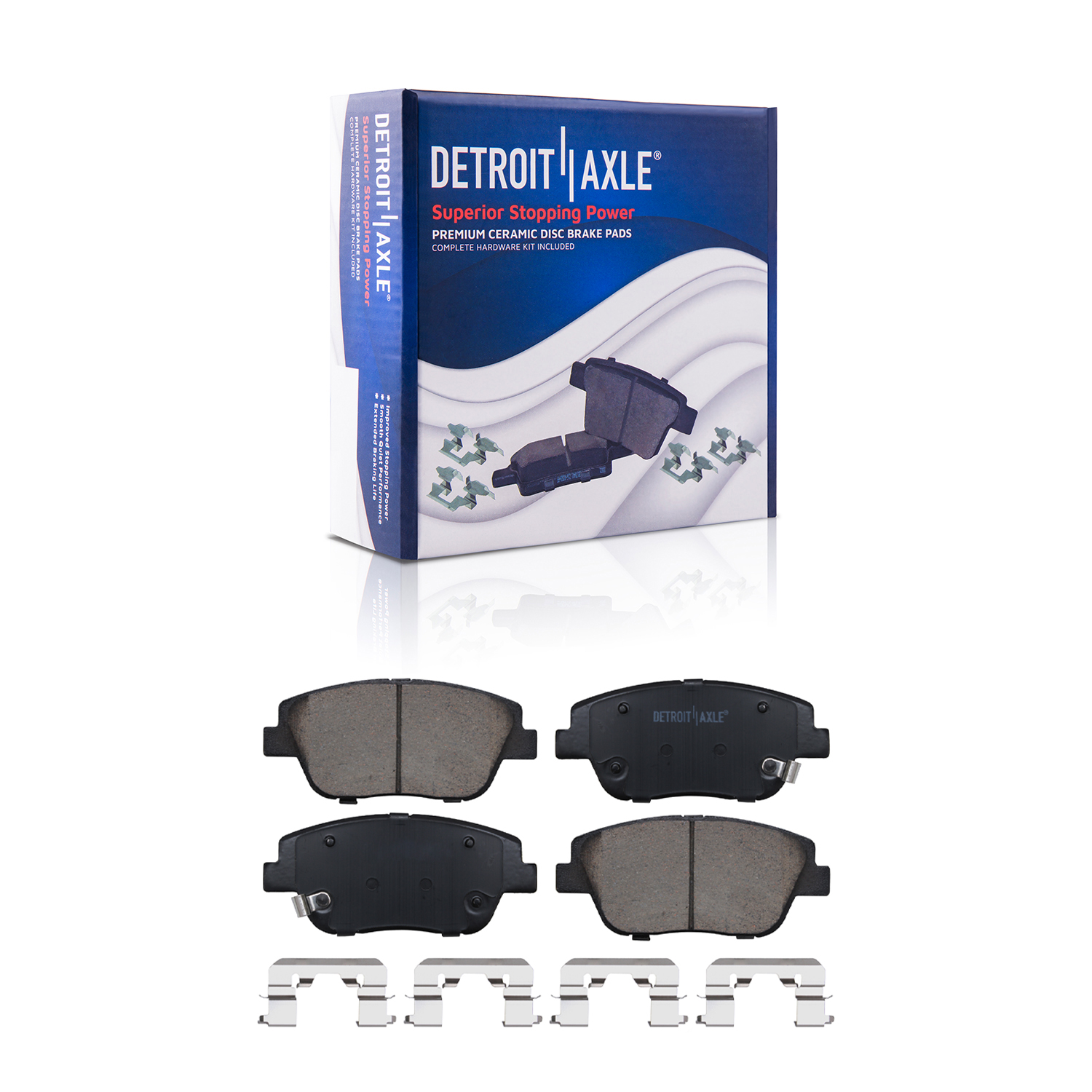 Detroit Axle - Front Rear Rotors Brake Pads for 2011-2015 Hyundai Sonata Optima — image 8