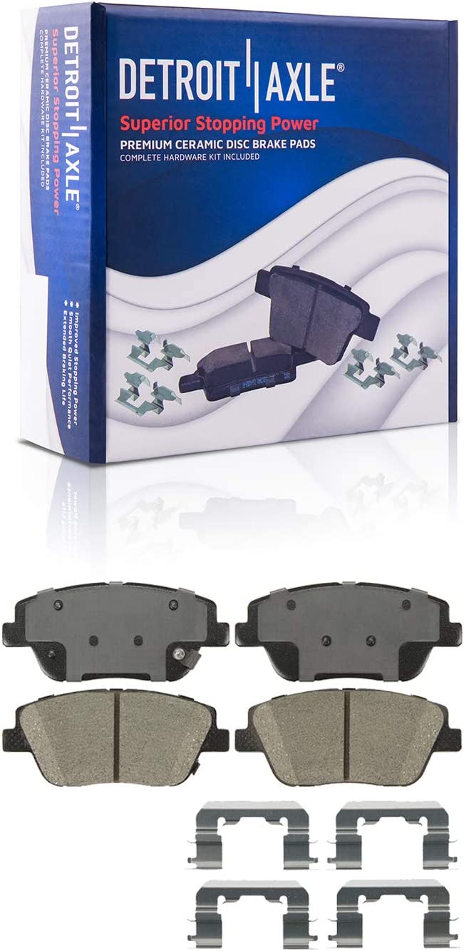 Detroit Axle - Front Rear Drilled Brake Kit for Kia Optima Hyundai Sonata — image 6