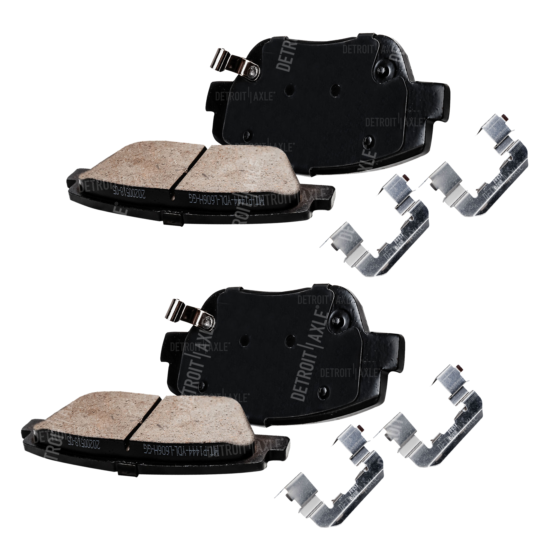 Detroit Axle - Front Rear Disc Rotors + Pads for Hyundai Sonata Kia Optima — image 6