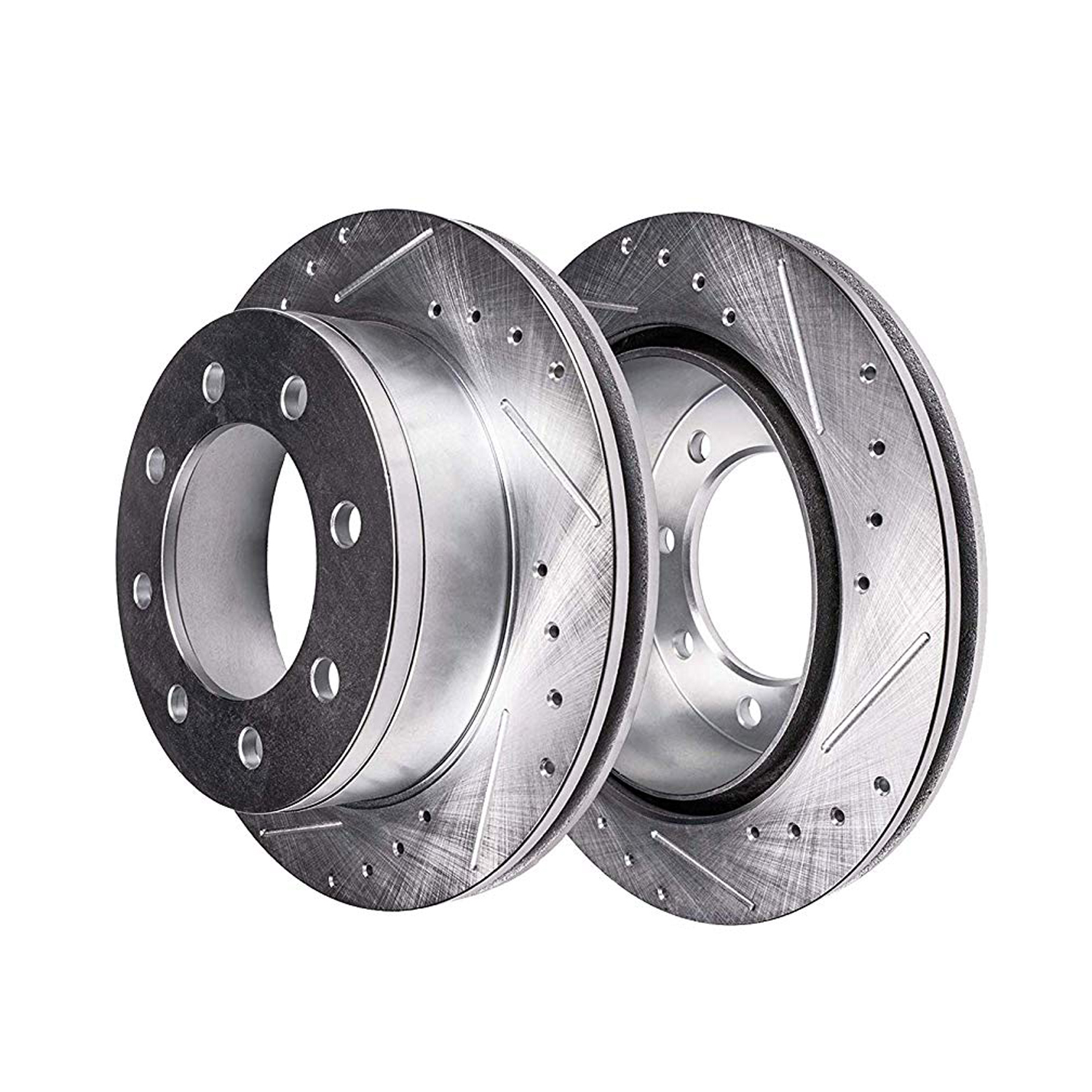 Detroit Axle - Front Rear Drilled Rotors Brakes Pad for Silverado Sierra 3500 — image 5