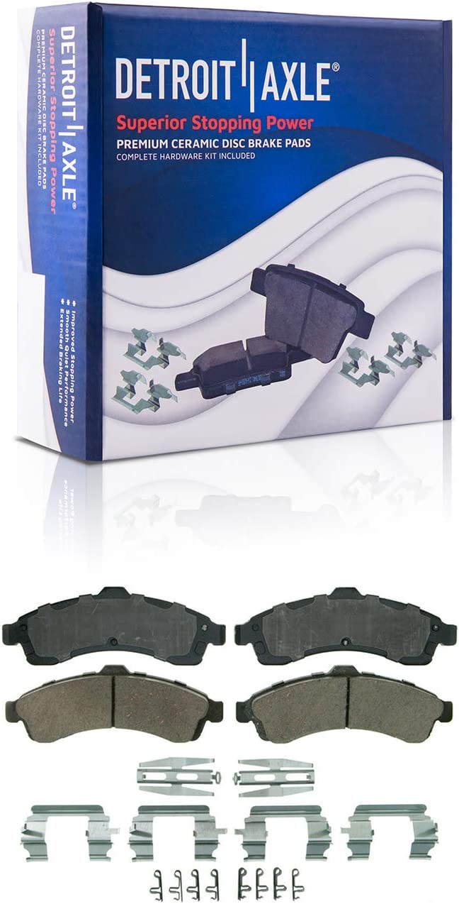 Detroit Axle - FRONT REAR Rotor Pad for Trailblazer Envoy Bravada Isuzu Ascender — image 5