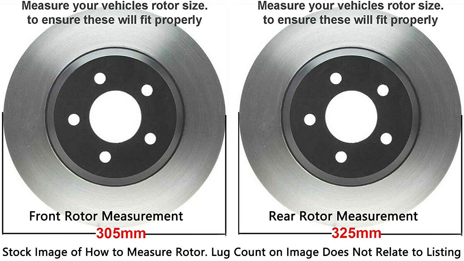 Detroit Axle - Front  Rear Drilled Rotors Brake Pads for GMC Envoy Trailblazer — image 7
