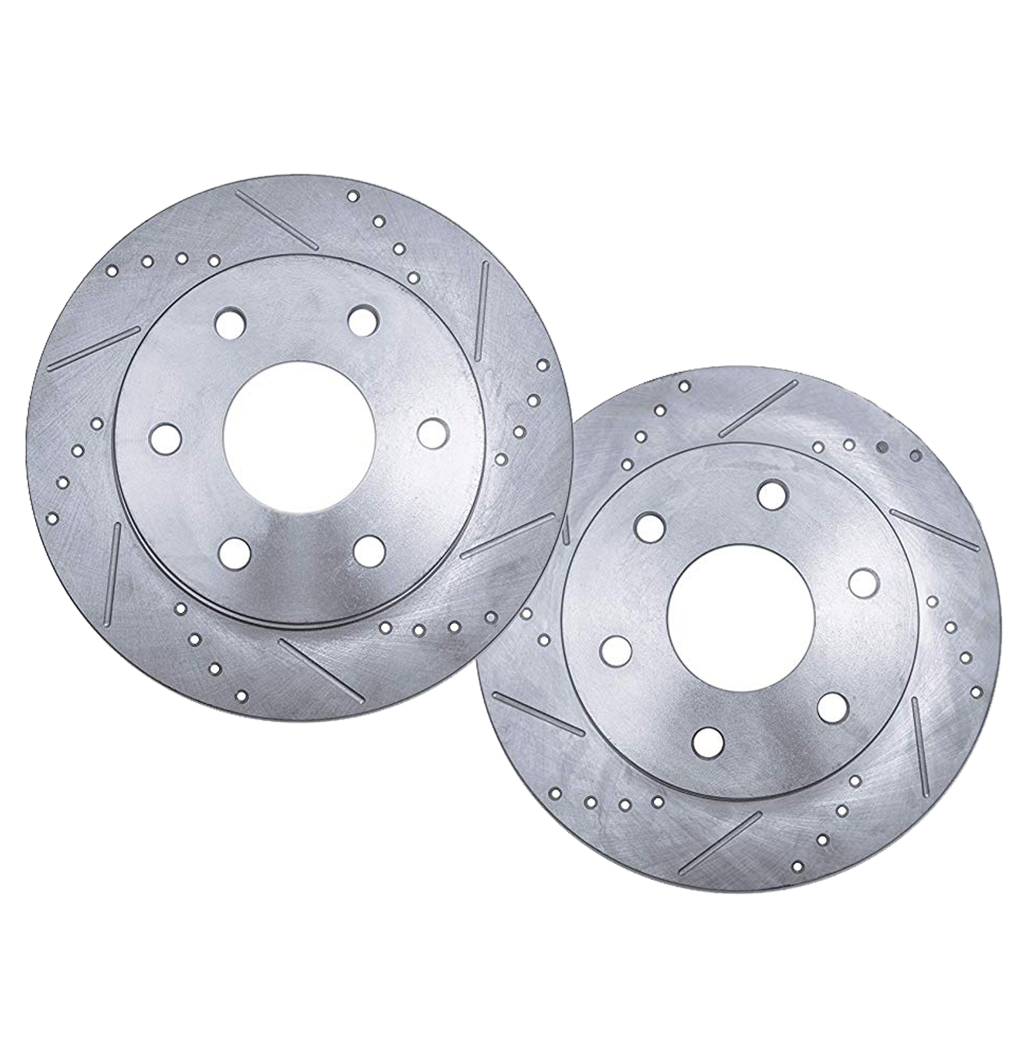 Detroit Axle - Front Rear Drilled Rotor Brake Pad for Trailblazer Envoy Ascender — image 5
