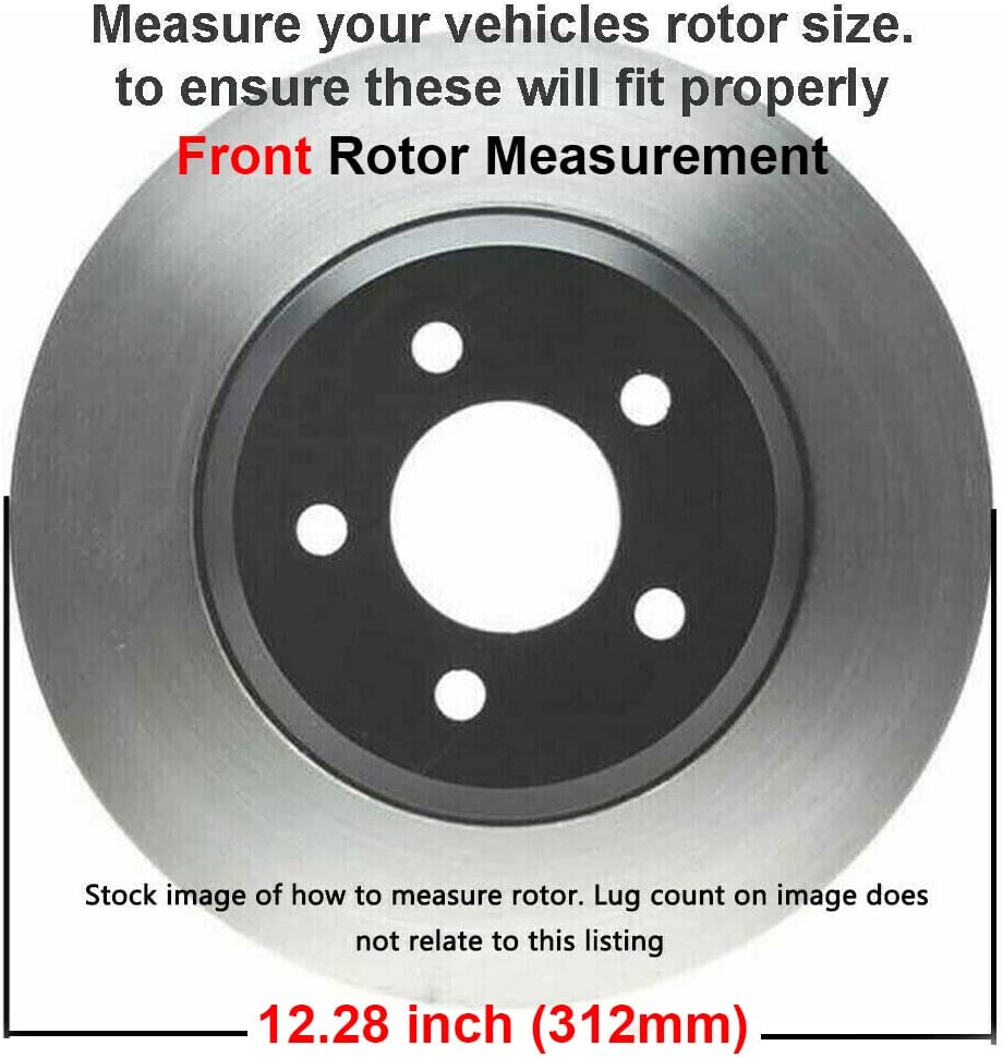 Detroit Axle - Front  Rear Drilled Rotors Brake Pads for GTI Eos Jetta Passat — image 8