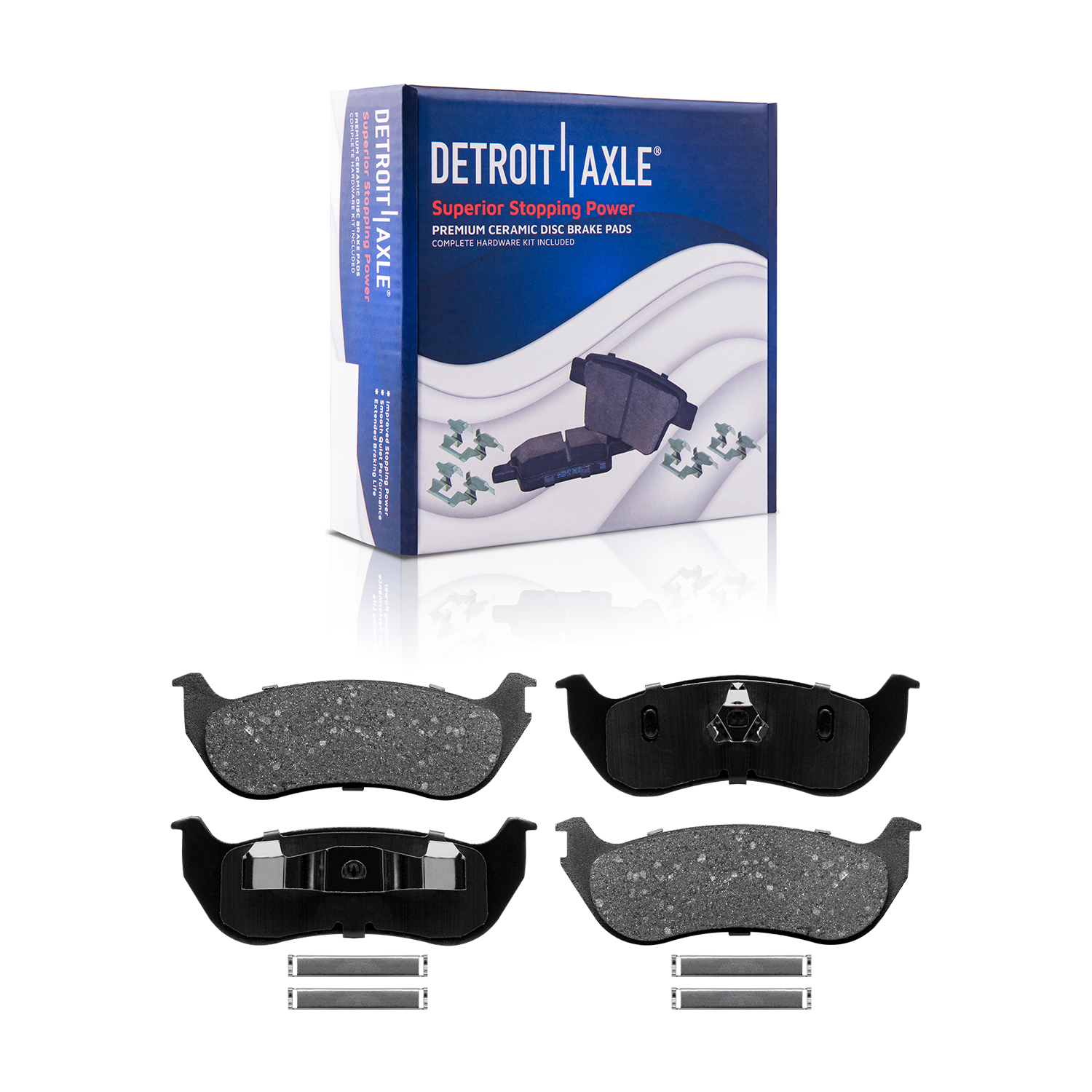 Detroit Axle - Front Rear Rotors Pads for 2002-2005 Ford Explorer Mountaineer — image 7
