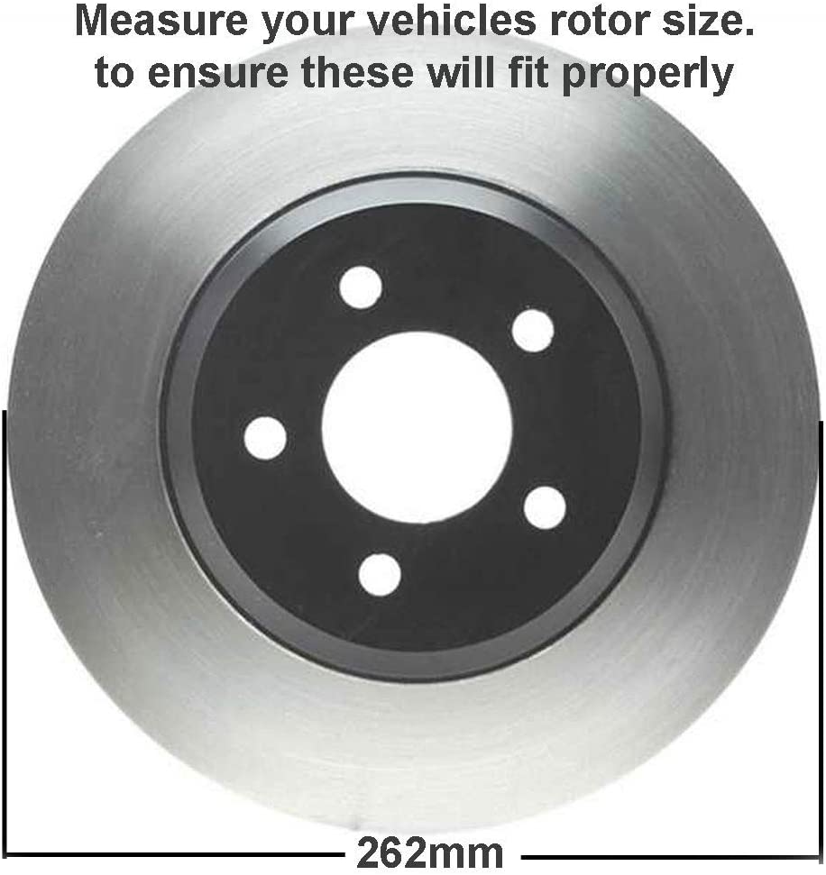 Detroit Axle - Front Rear Disc Rotors Brake Pad for Jeep Patriot Compass Caliber — image 8