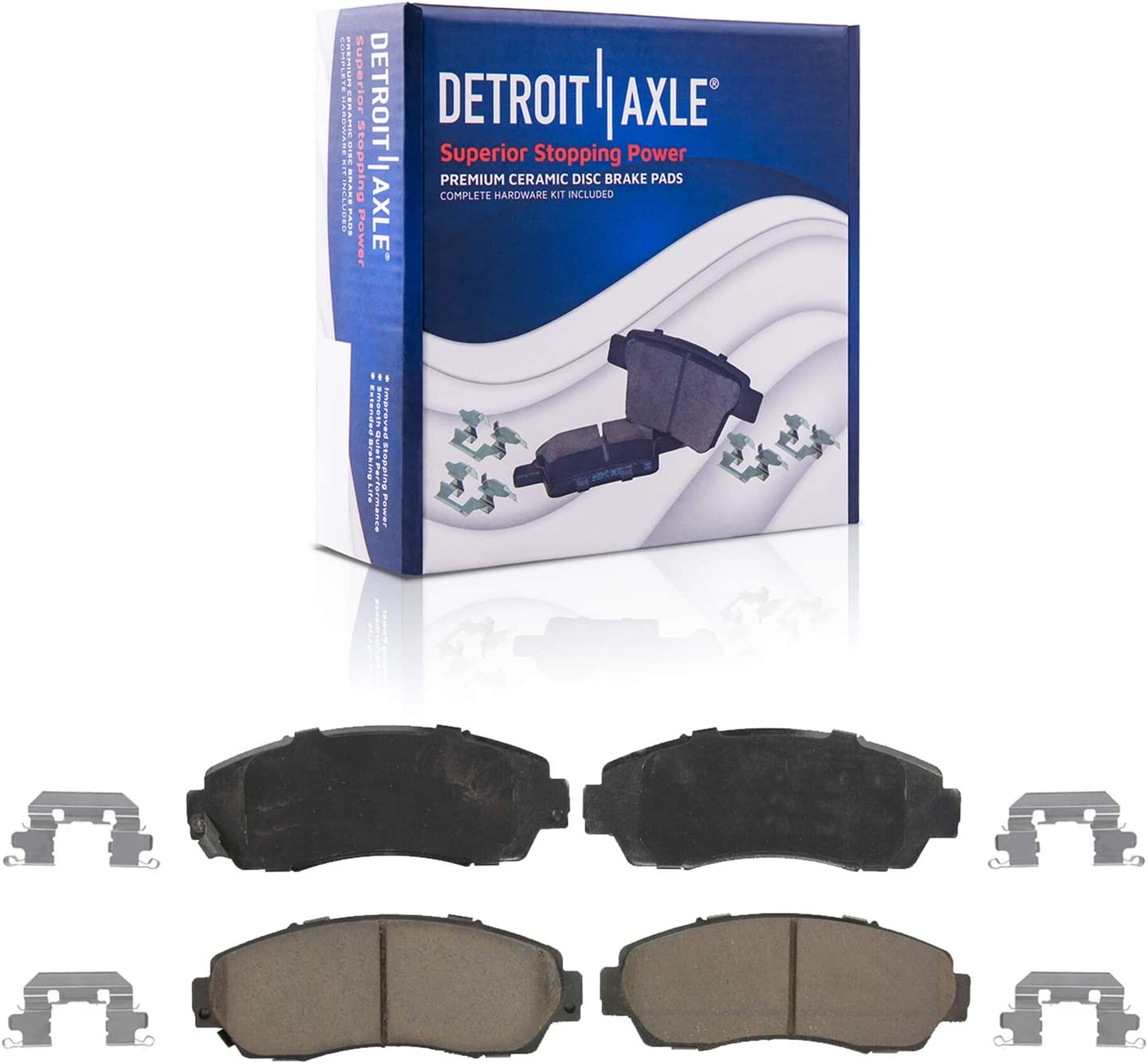Detroit Axle - Front  Rear Disc Rotors+ Brake Pads for Honda CR-V Acura RDX — image 6