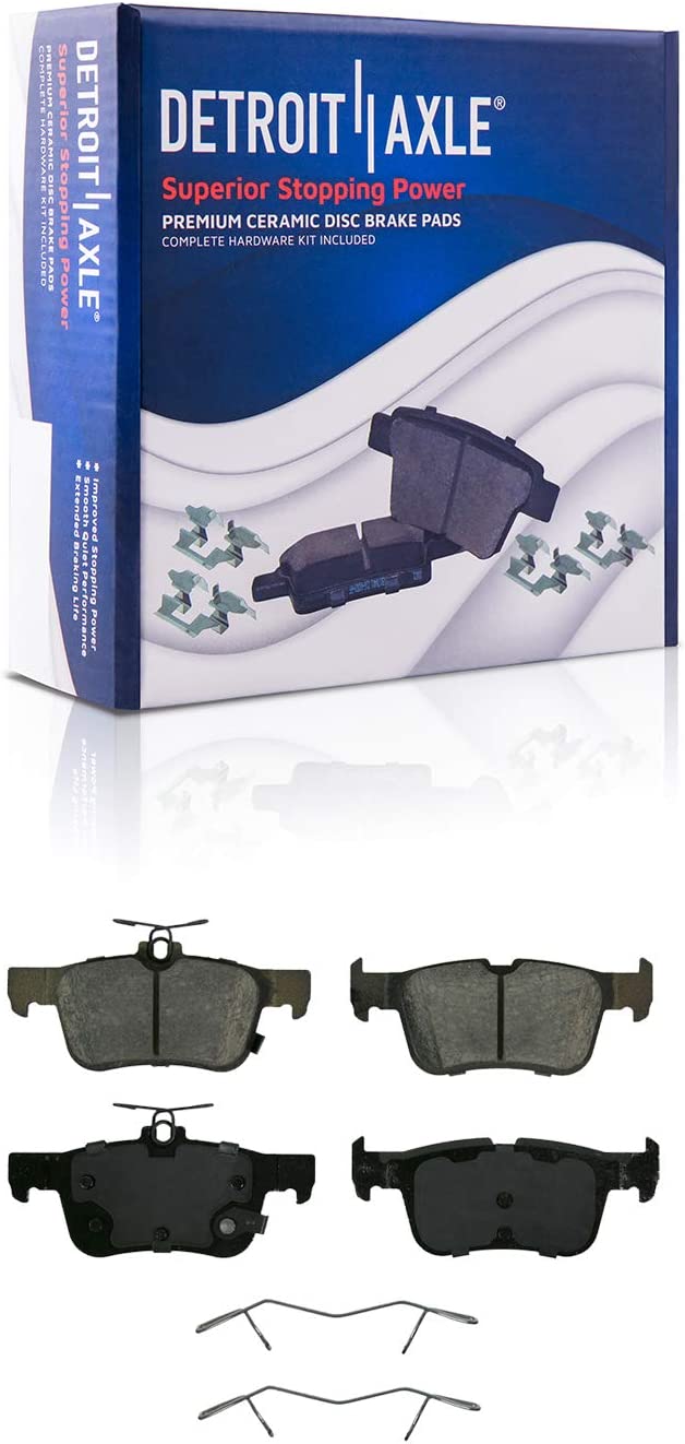 Detroit Axle - FRONT REAR Rotors Pads for 2013-16 Lincoln MKZ Hybrid Ford Fusion — image 7