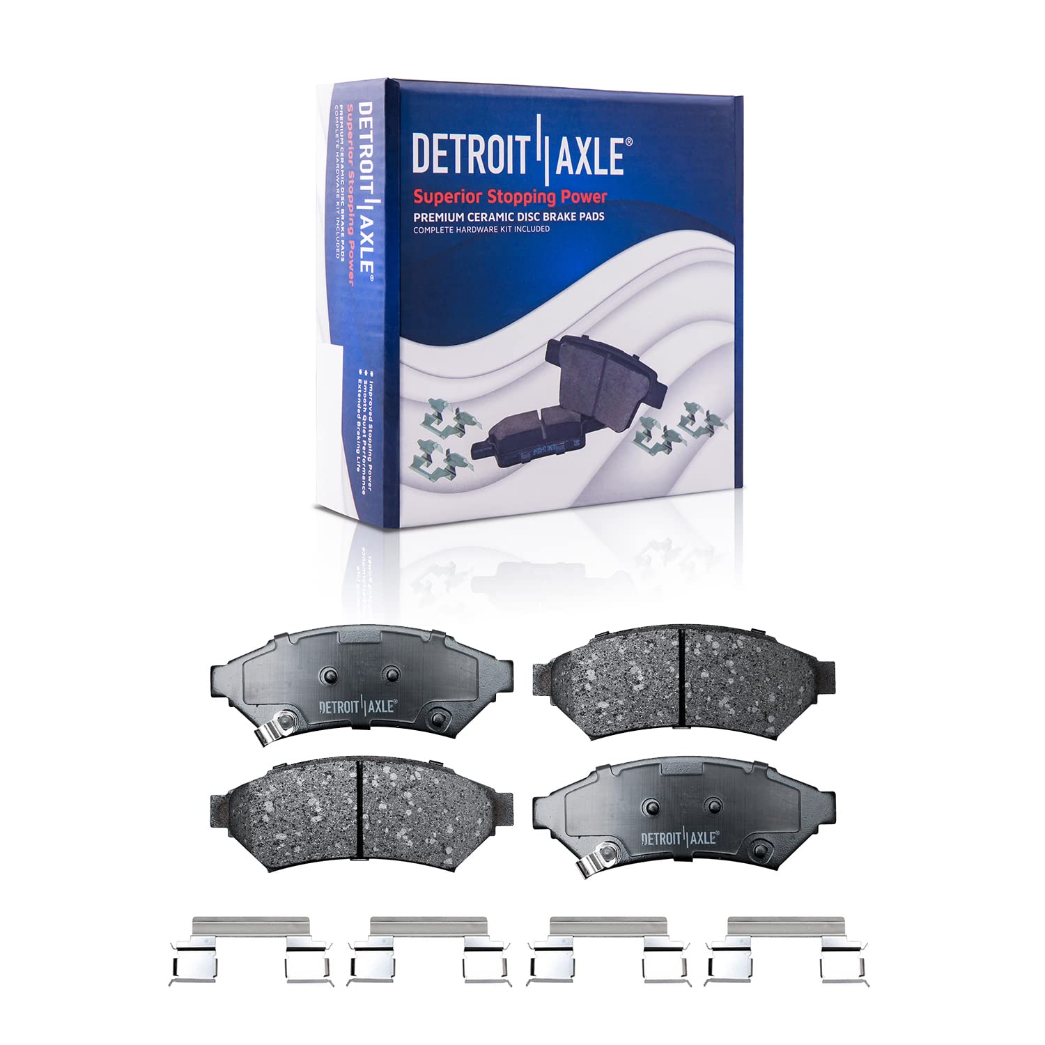 Detroit Axle - Front Rear Drilled Rotors Brake Pads Kit for Grand Prix LaCrosse — image 6