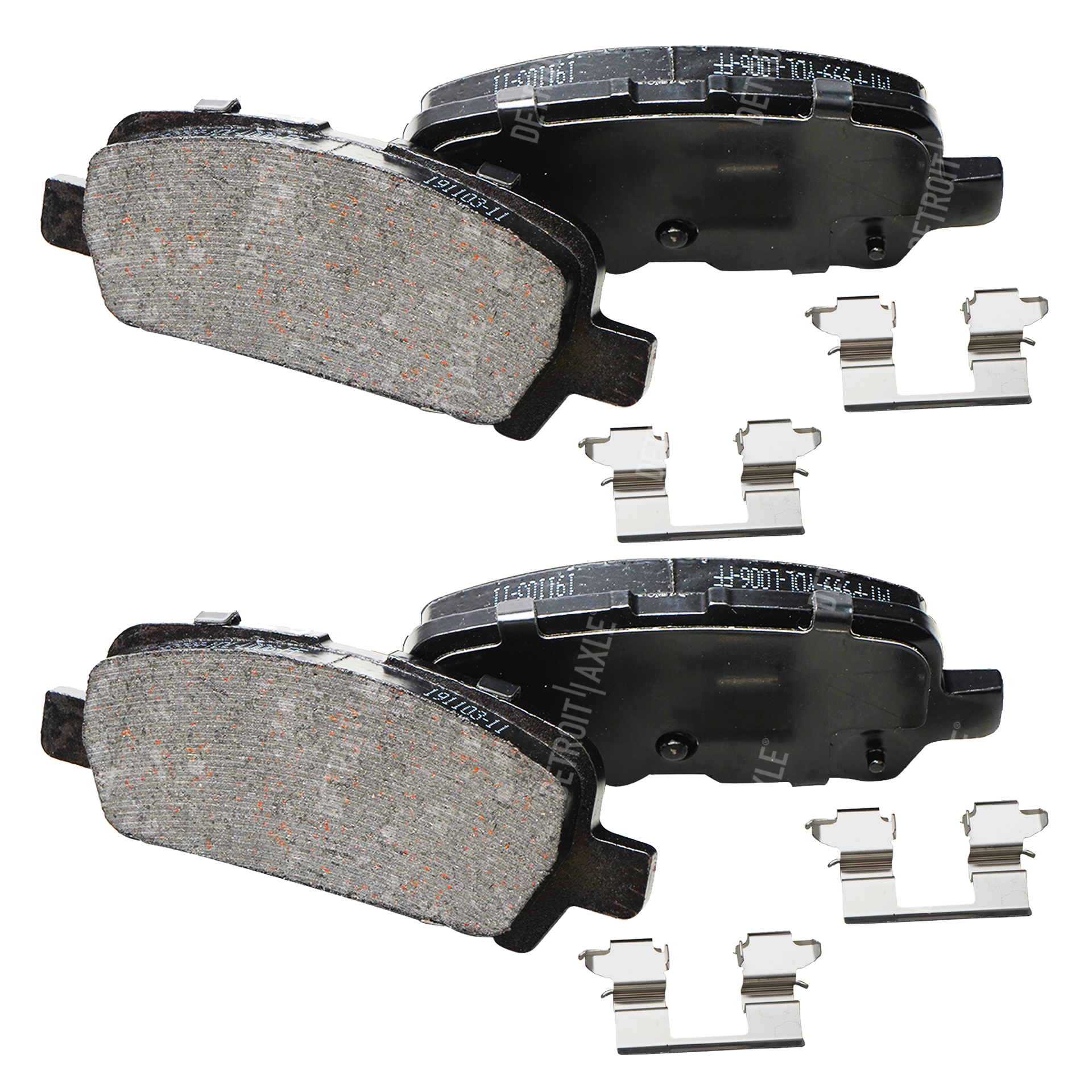 Detroit Axle - FRONT  REAR Drilled Rotors Pads for 05-08 Lacrosse Grand Prix — image 7