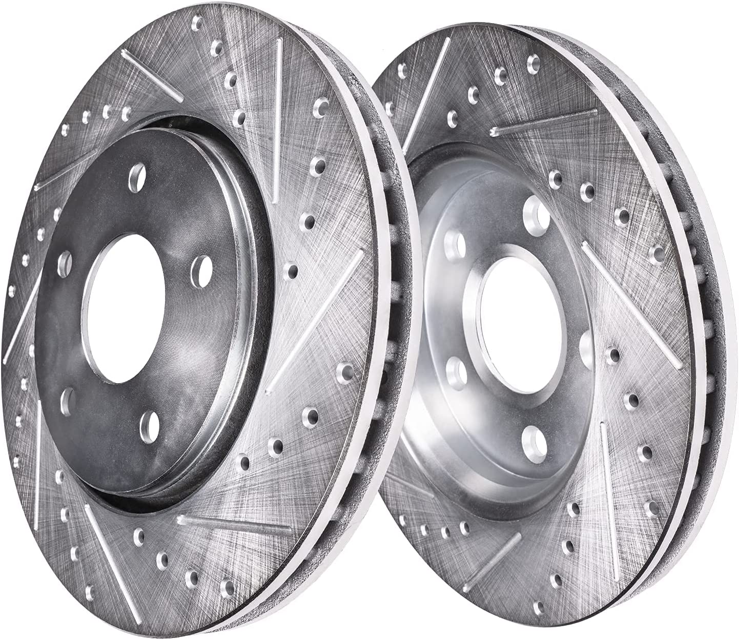 Detroit Axle - Front Rear Drilled Rotors Brake Pads for Toyota Sequoia Tundra — image 5