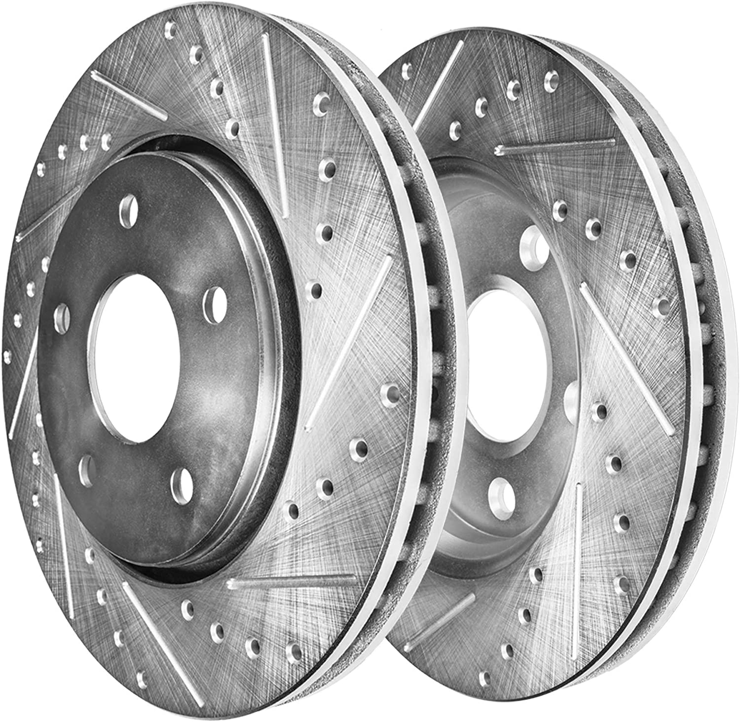 Detroit Axle - Front Rear Drilled Rotors Brake Pads for Toyota Sequoia Tundra — image 6
