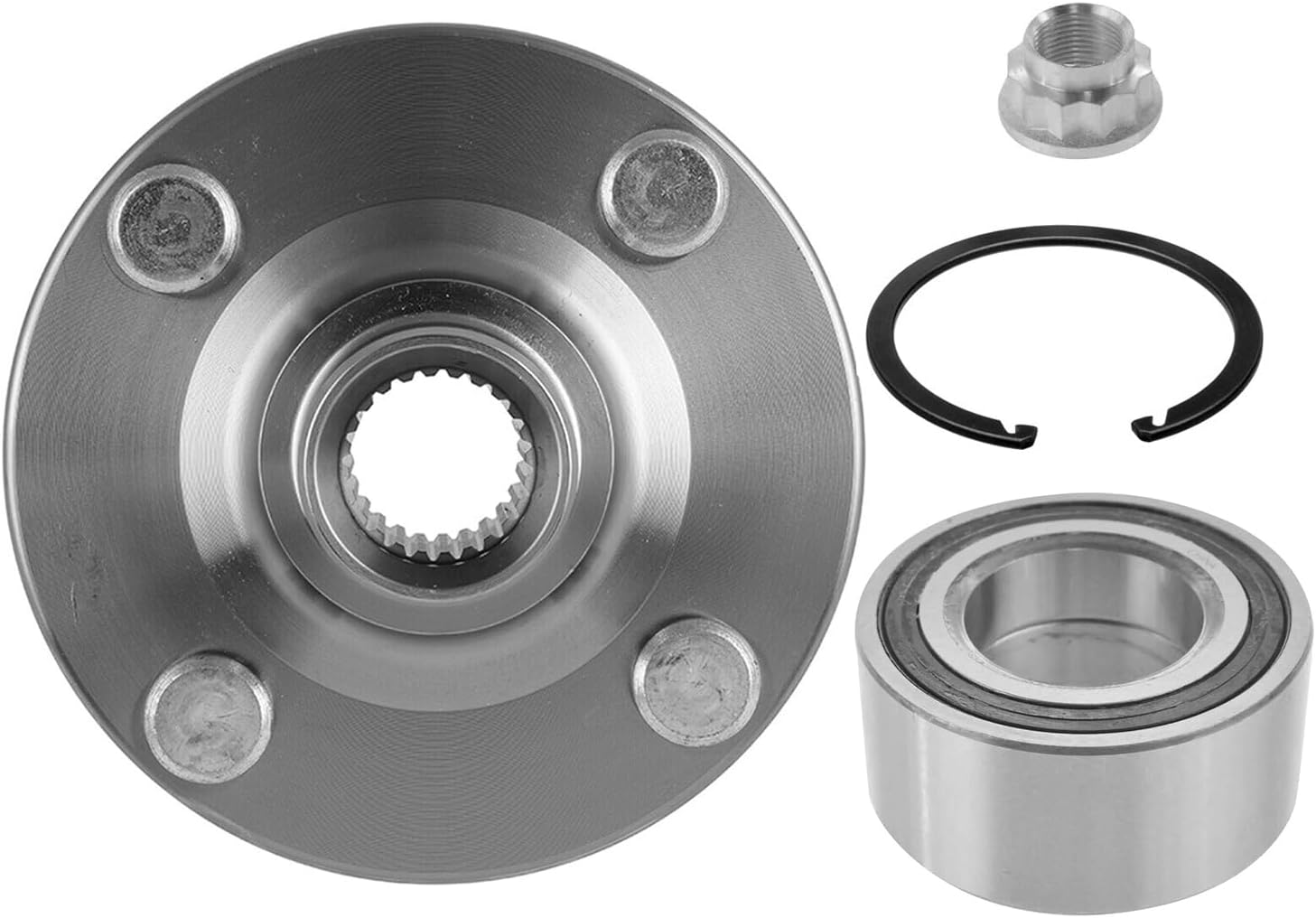 Detroit Axle - Front Wheel Hub and Bearing for 2000-2006 Scion xA xB Toyota Echo — image 7