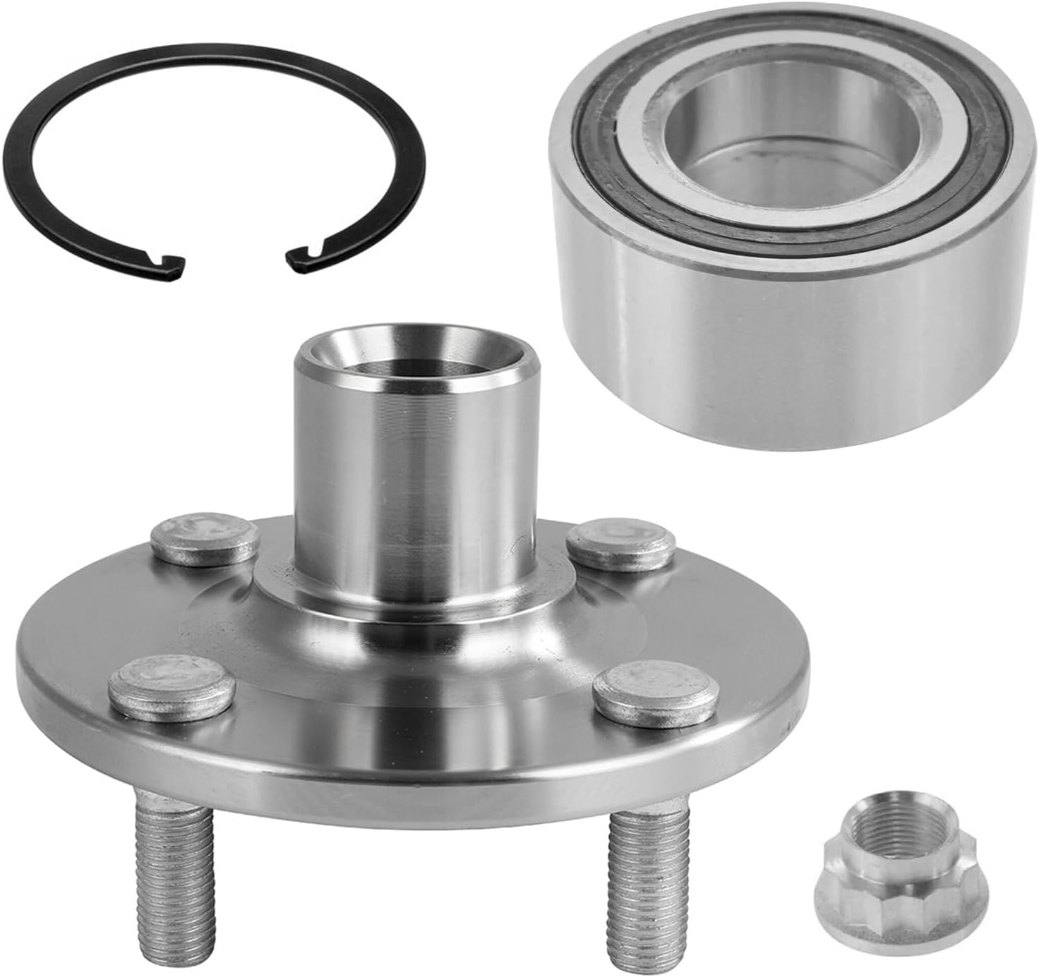 Detroit Axle - Front Wheel Hub and Bearing for 2000-2006 Scion xA xB Toyota Echo — image 4
