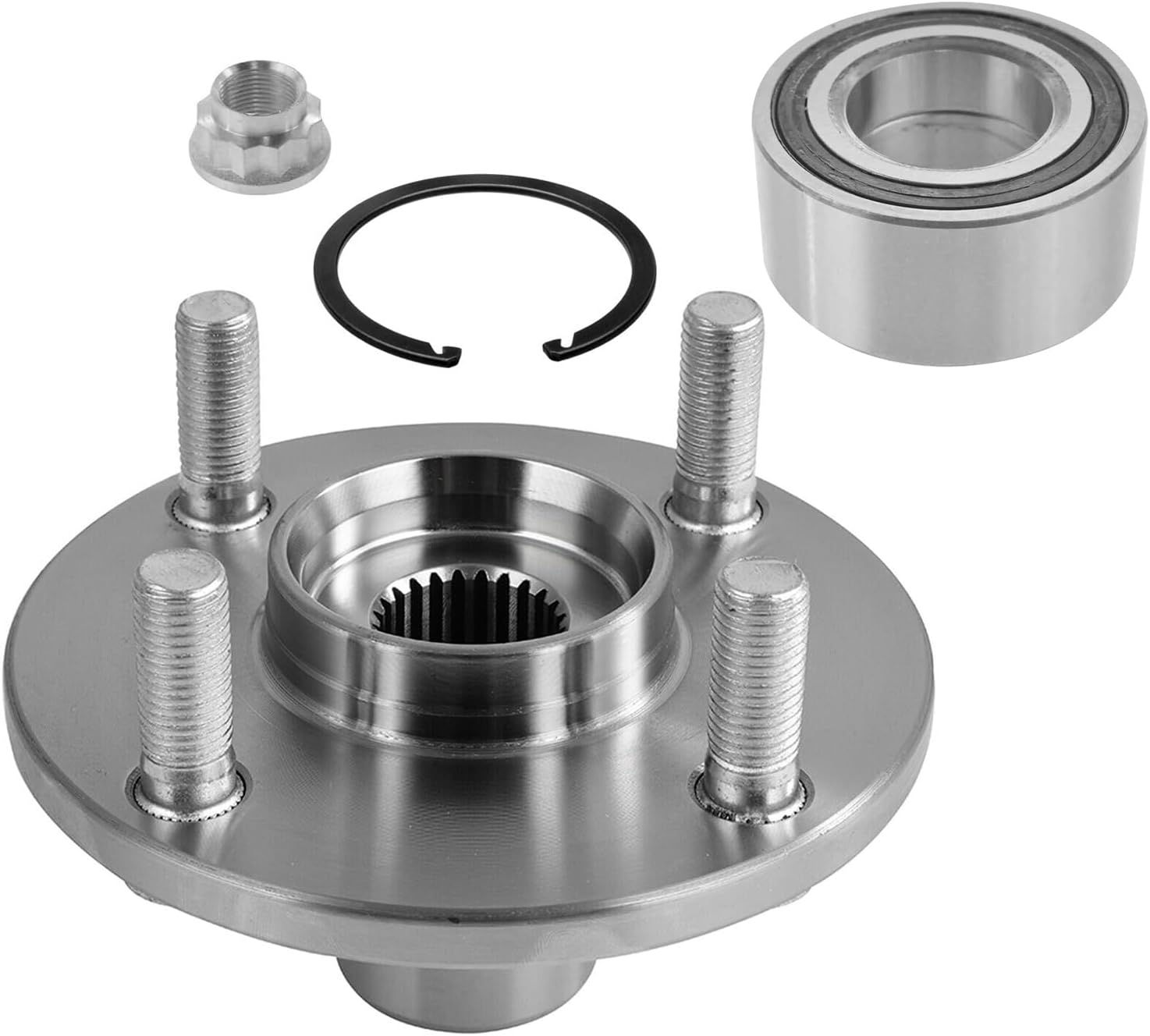Detroit Axle - Front Wheel Hub and Bearing for 2000-2006 Scion xA xB Toyota Echo — image 8