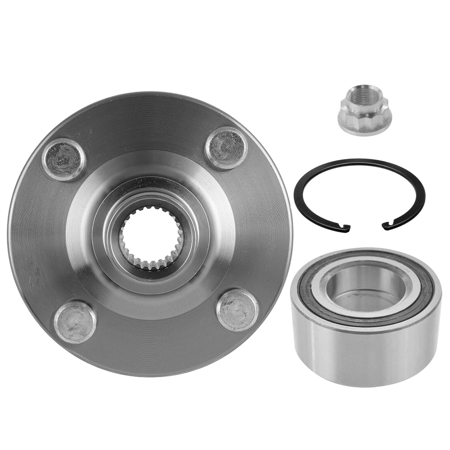 Detroit Axle - Front Wheel Hub and Bearings for 2000-06 Scion xA xB Toyota Echo — image 8