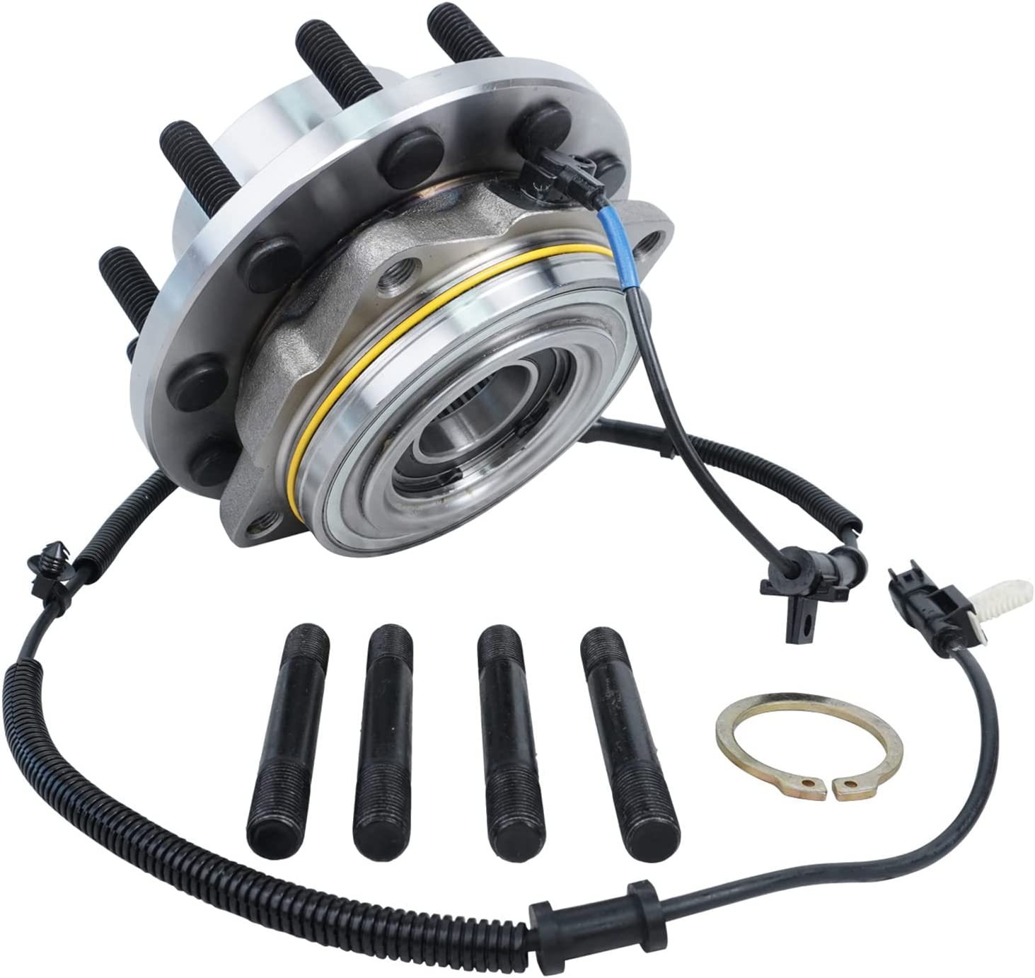 Detroit Axle - Front Wheel Hub and Bearings for 2011-2016 Ford F-450 Super Duty — image 4