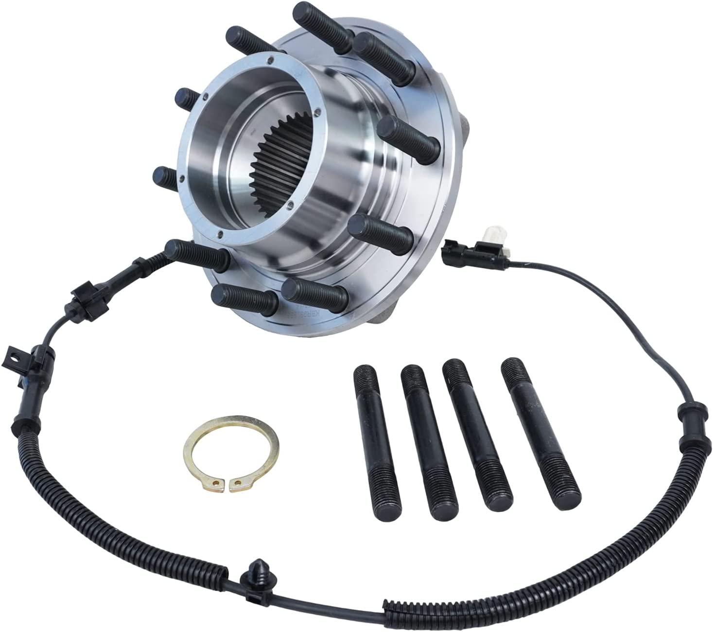 Detroit Axle - Front Wheel Hub and Bearings for 2011-2016 Ford F-450 Super Duty — image 5