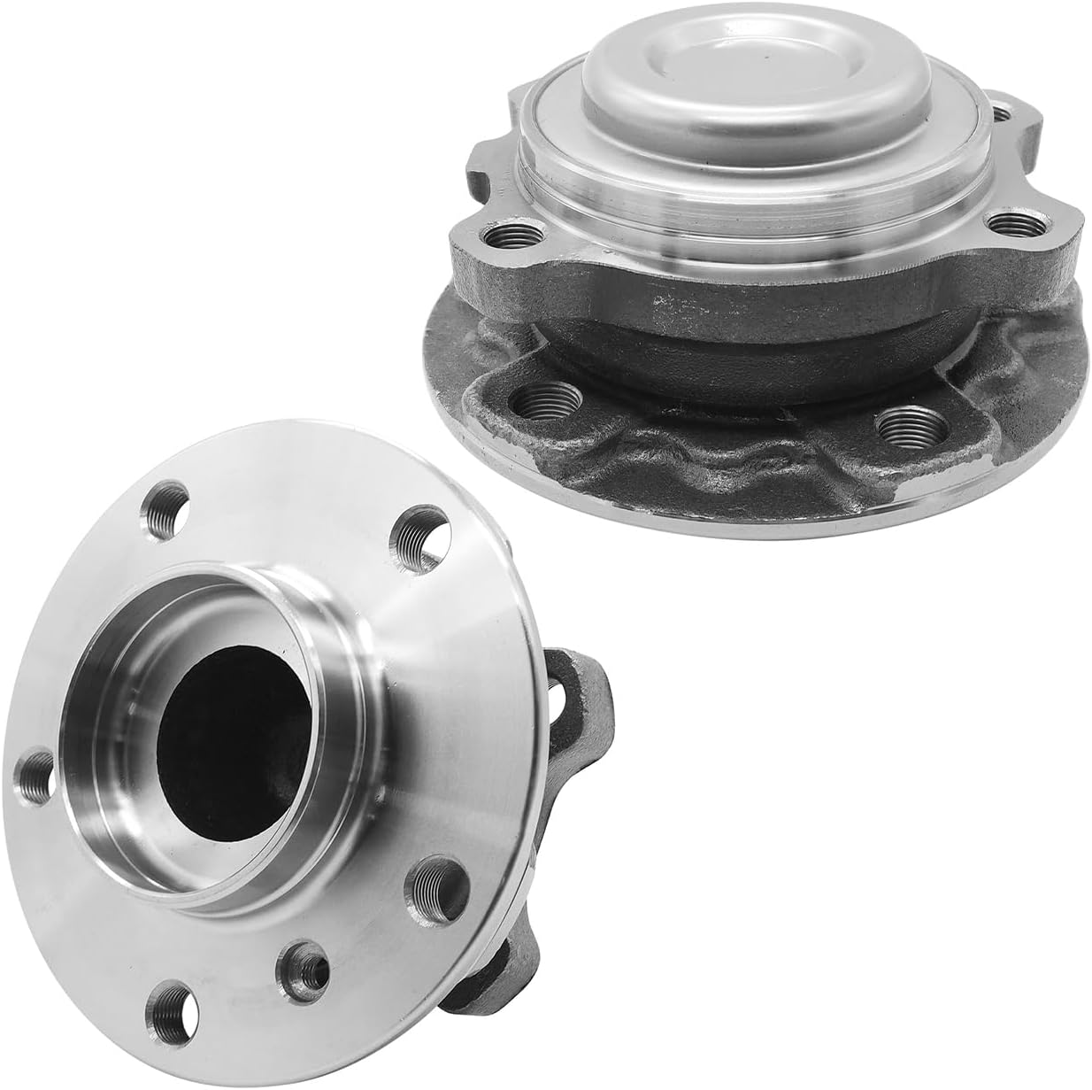 Front Wheel Hub and Bearings (Pair)