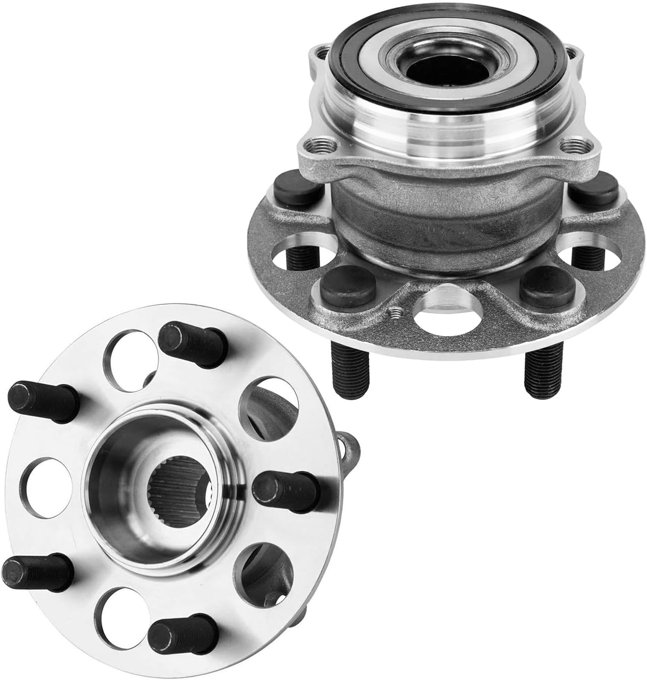 Rear Wheel Hub and Bearings (Pair)